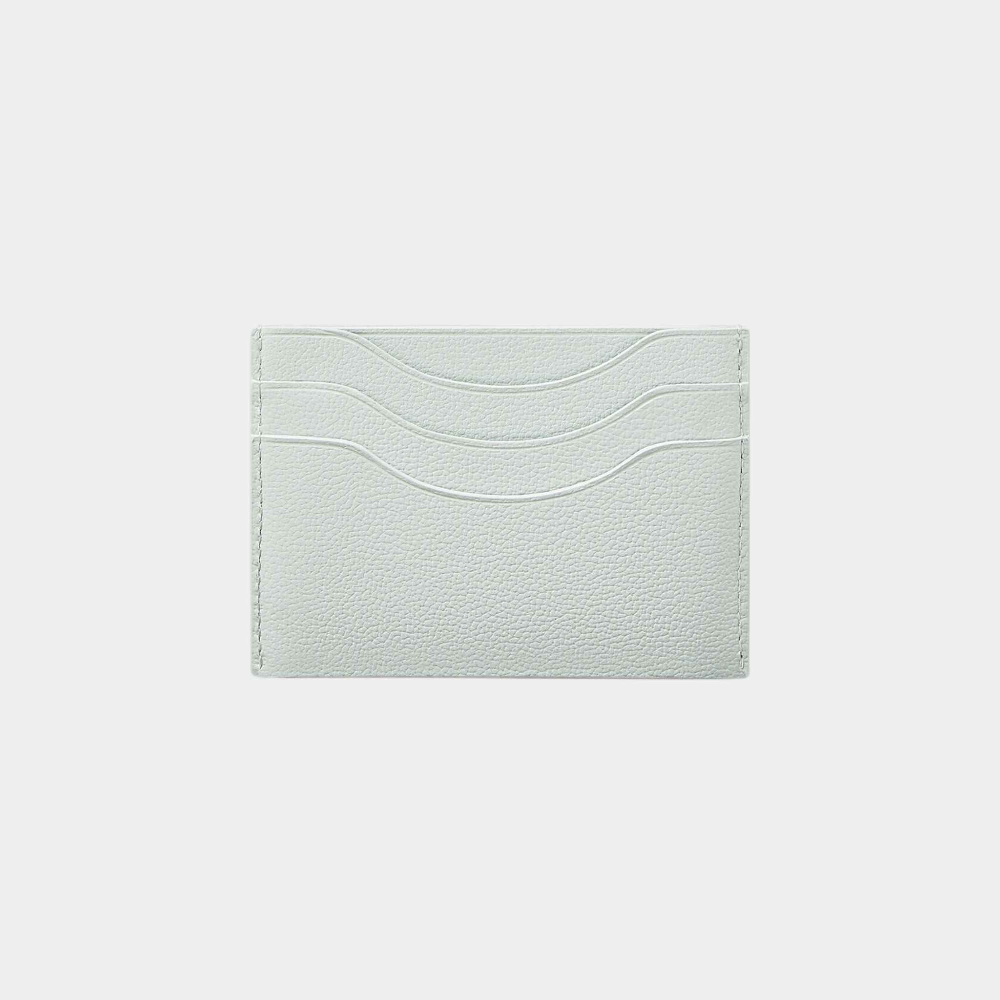 Loro Piana Extra Cardholder Calfskin, Sky Breeze, Back
