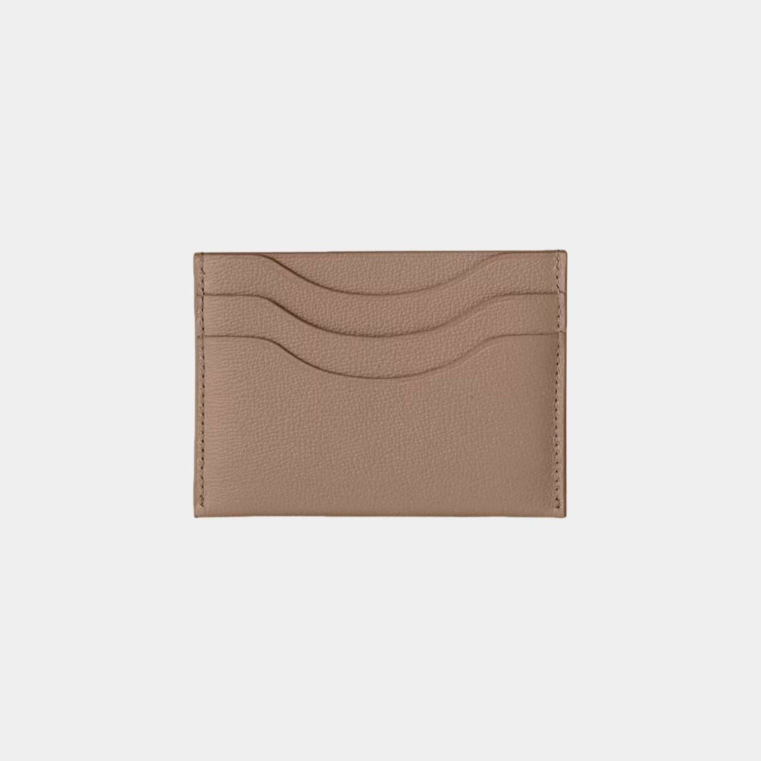 Loro Piana Extra Cardholder Calfskin, Warm Mastic, Back