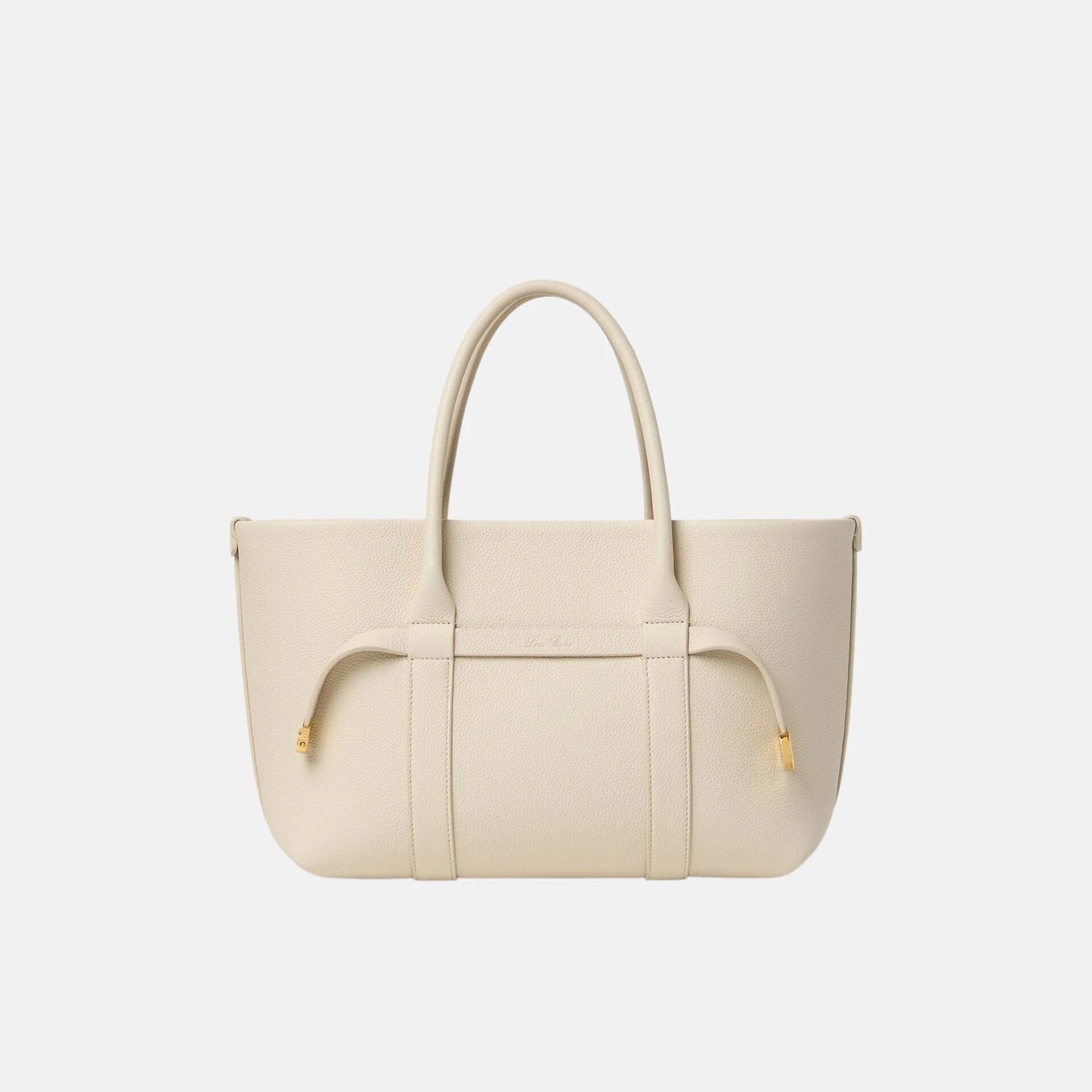 Loro Piana Ghiera Shopper Small in Calfskin, Front