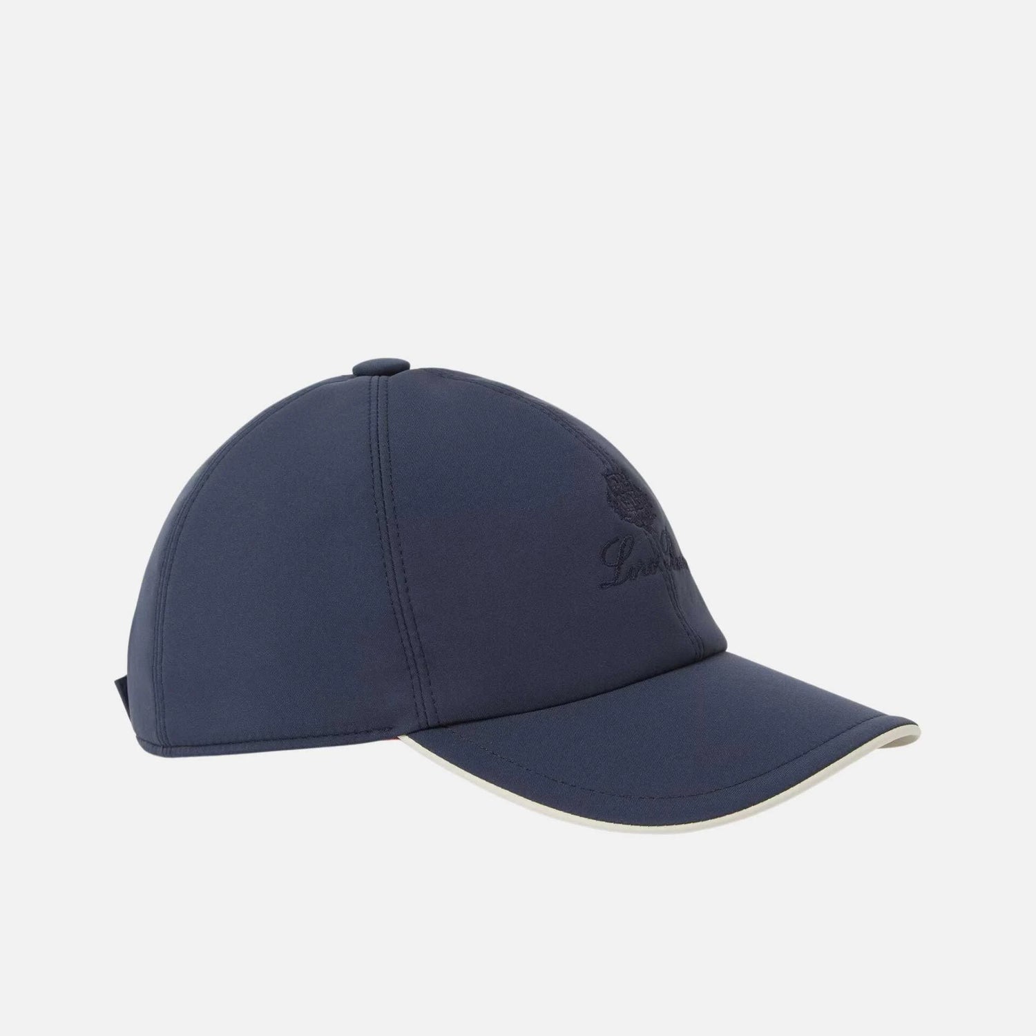 Loro Piana Kids Baseball Cap Microfibre Storm System, Navy Blue

