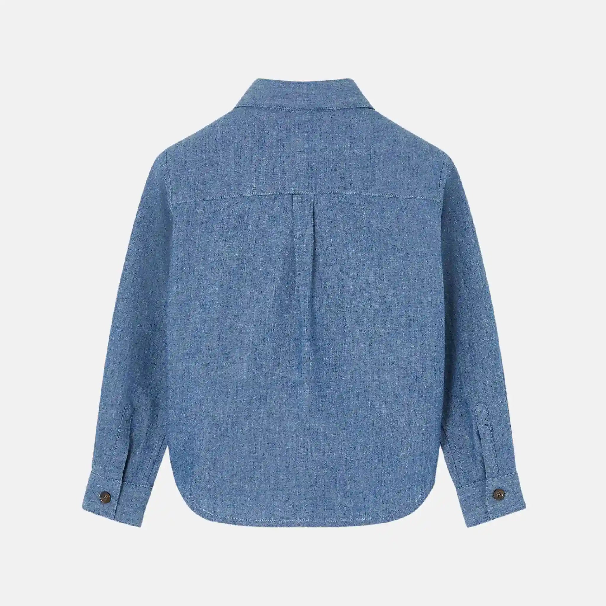 Loro Piana Kids Bill Shirt Cotton, Back