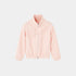 Loro Piana Kids Bomber Jacket Linen, Peach Candle, Front