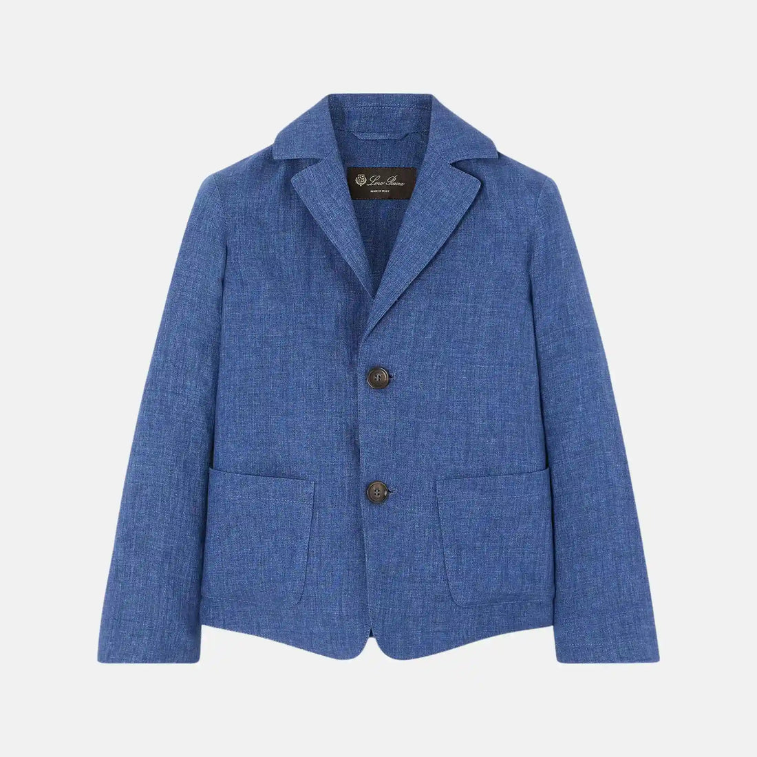 Loro Piana Kids Carlton Jacket Linen, Front