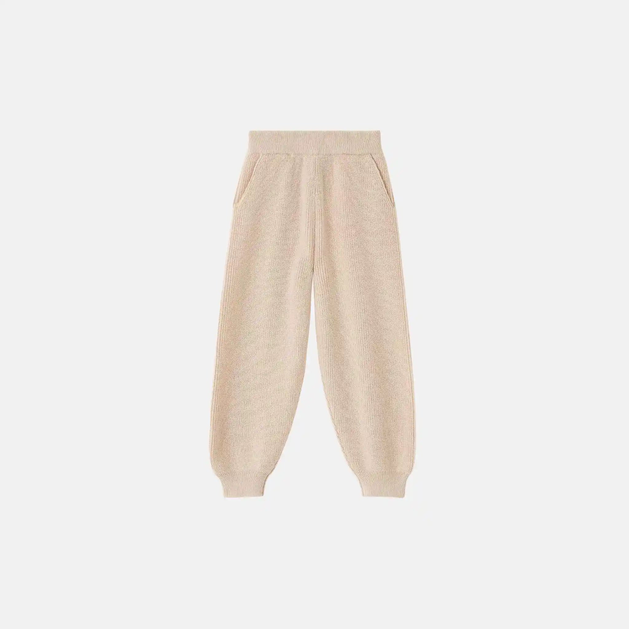 Loro Piana Kids Honey Pants in Cashmere, Blurywood, Front