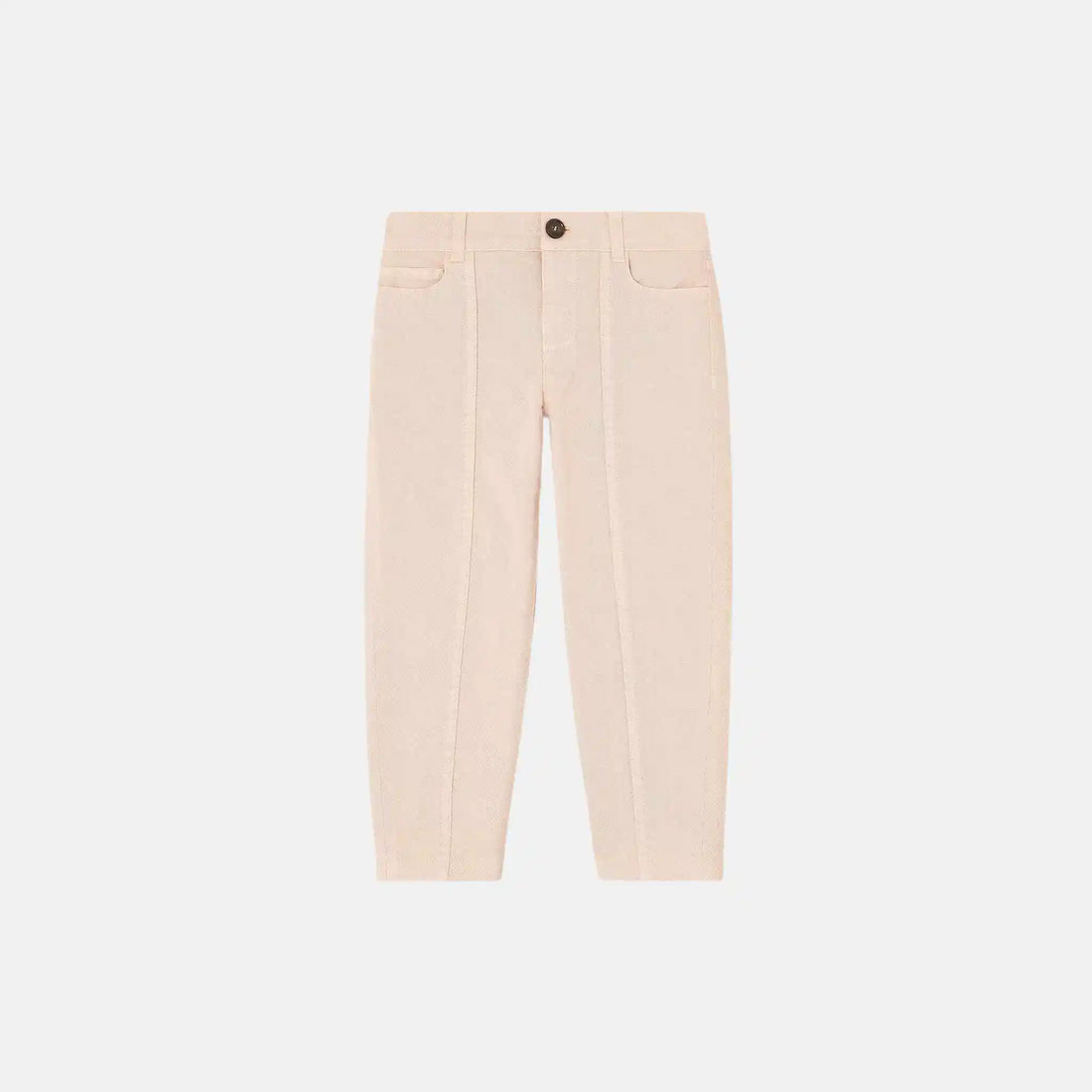 Loro Piana Kids Jordin Jeans in Cotton, Burly Wood, Front