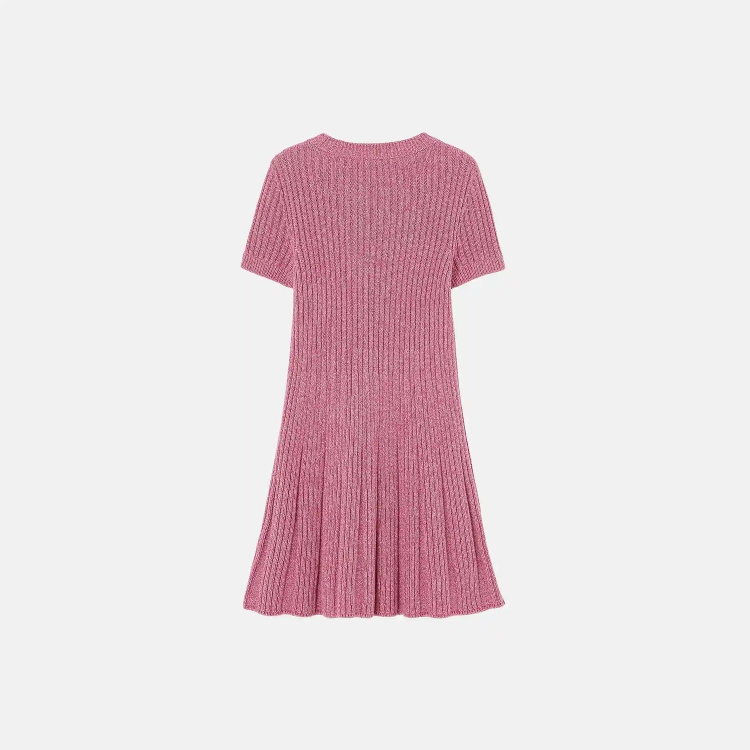 Loro Piana Kids Raindrop Dress in Cashmere and Cotton, Back