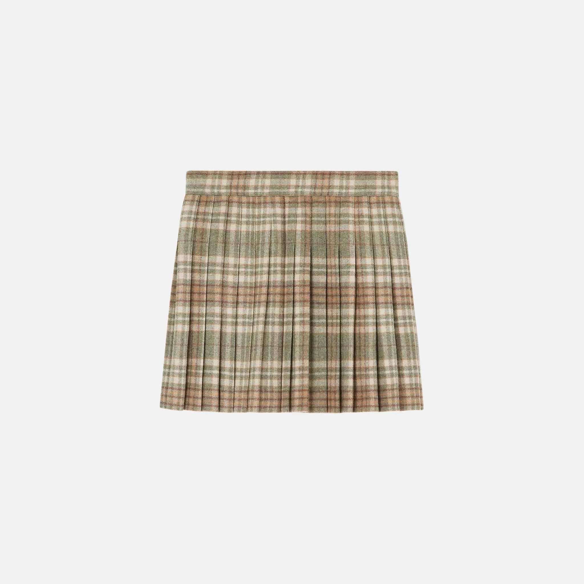 Loro Piana Kids Virginie Skirt in Wish Wool and Cashmere, Back