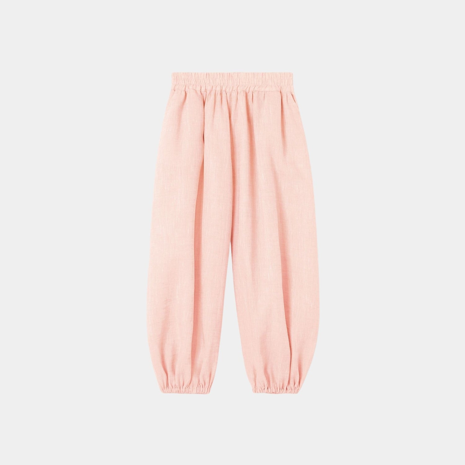 Loro Piana Lotty Trousers Linen, Peach Candle, Front