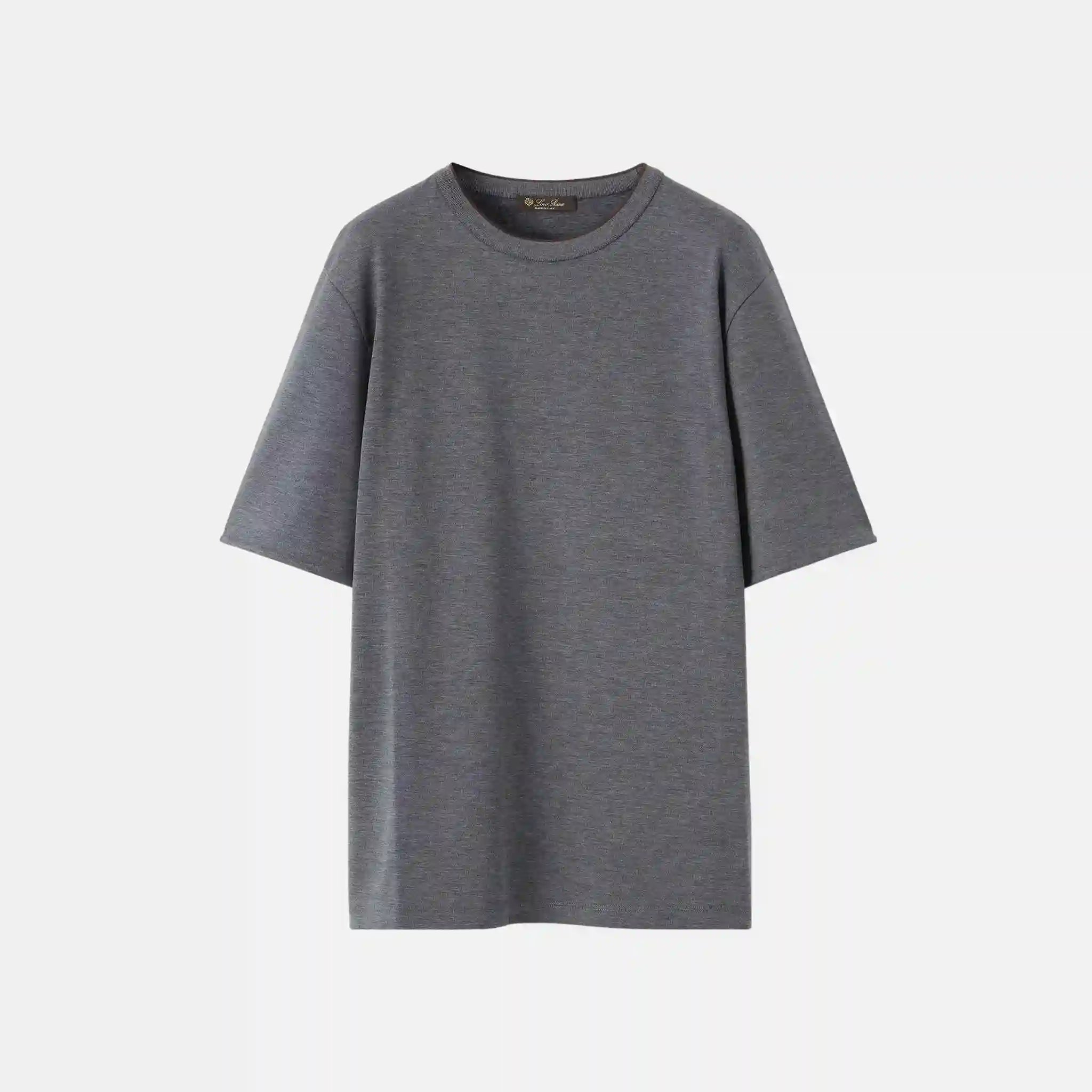 Loro Piana Mustique T Shirt Cotton Silk, Front