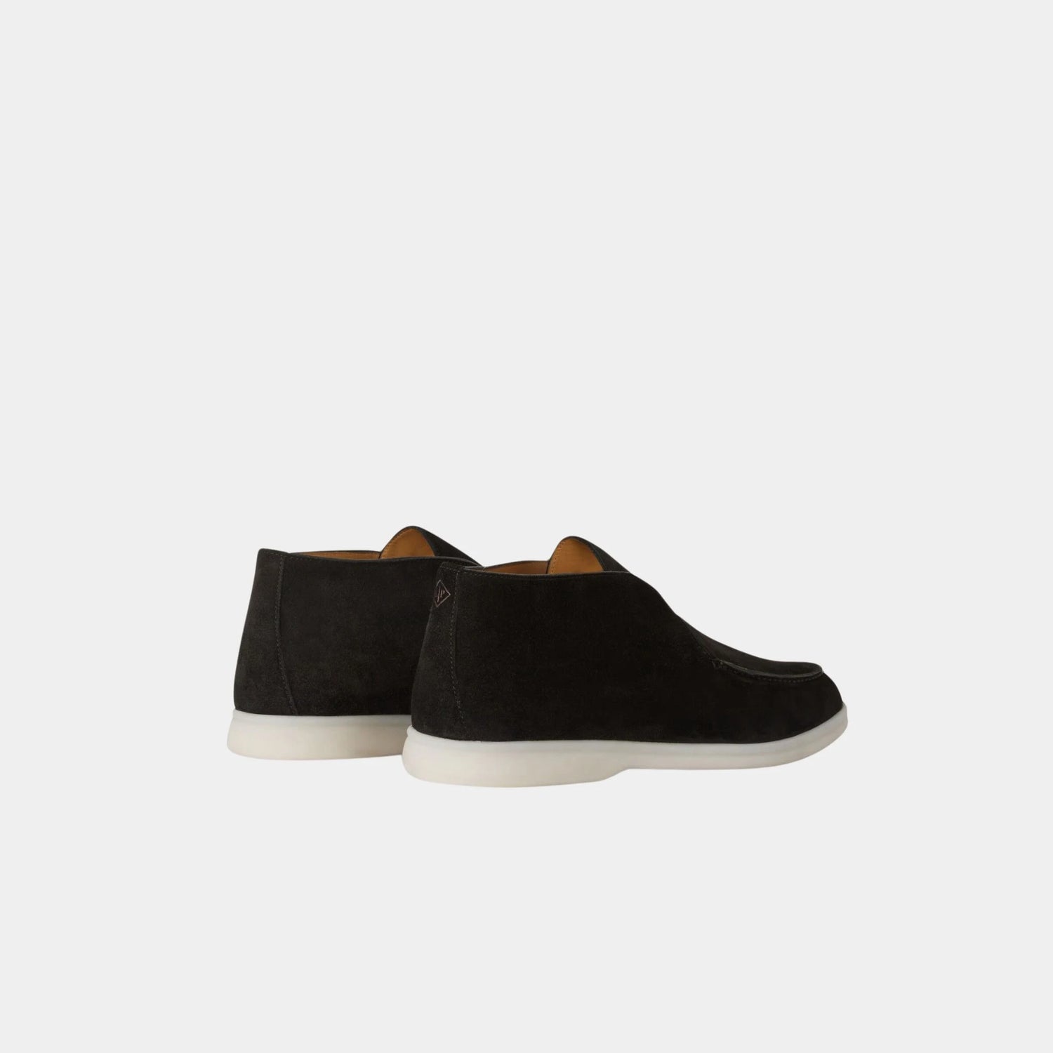 Loro Piana Open Walk Ankle Boots, Black, Back