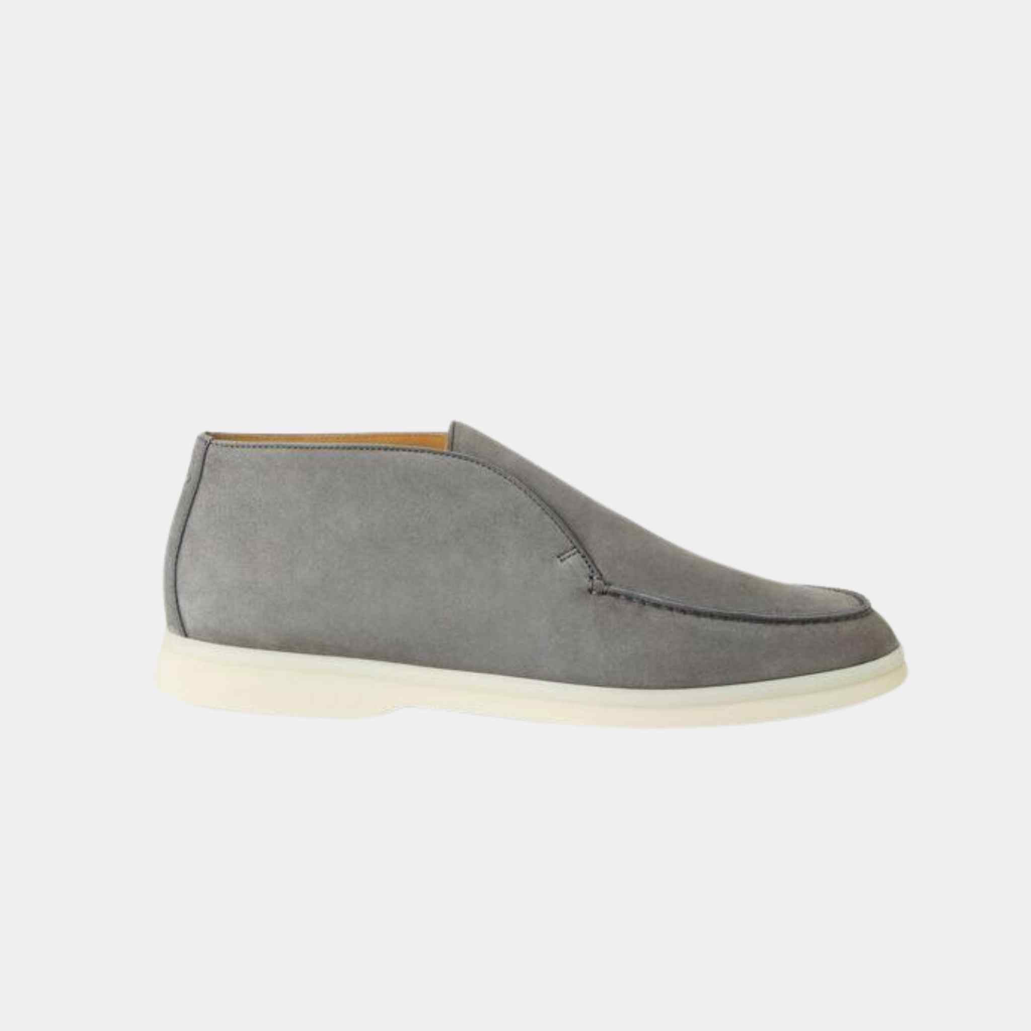 Loro Piana Open Walk Chukka Boots, Lichen, Side