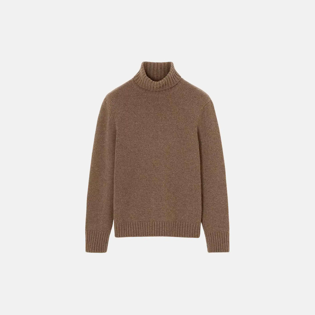 Loro Piana Parksville Turtleneck Baby Cashmere, Cedar, Front