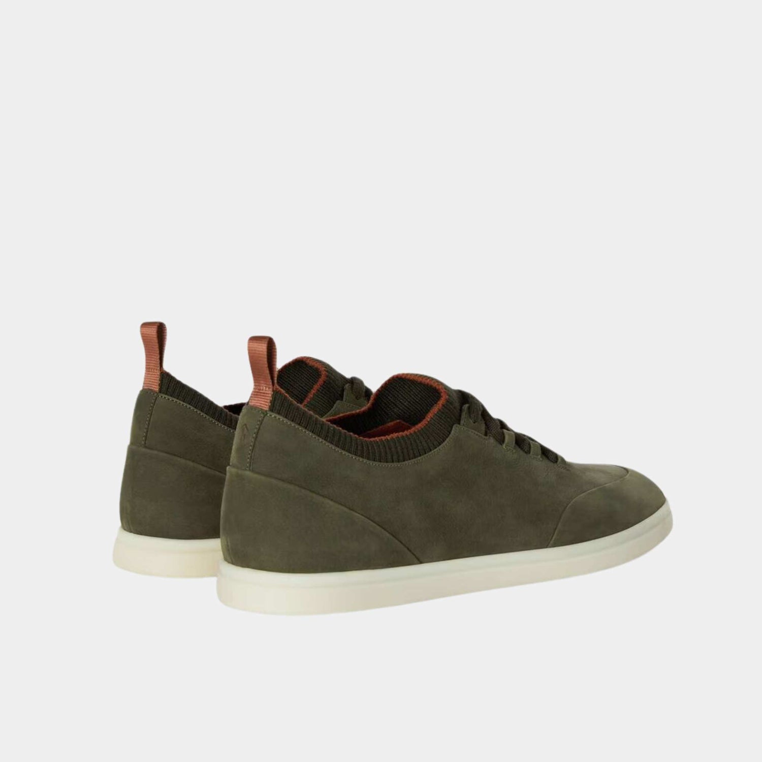 Loro Piana Soho Walk Sneaker Calfskin Dark Green, Rear