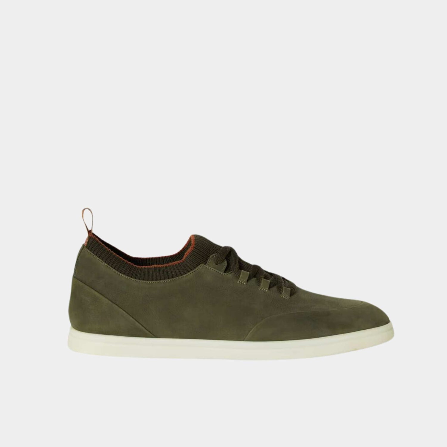 Loro Piana Soho Walk Sneaker Calfskin Dark Green, Side