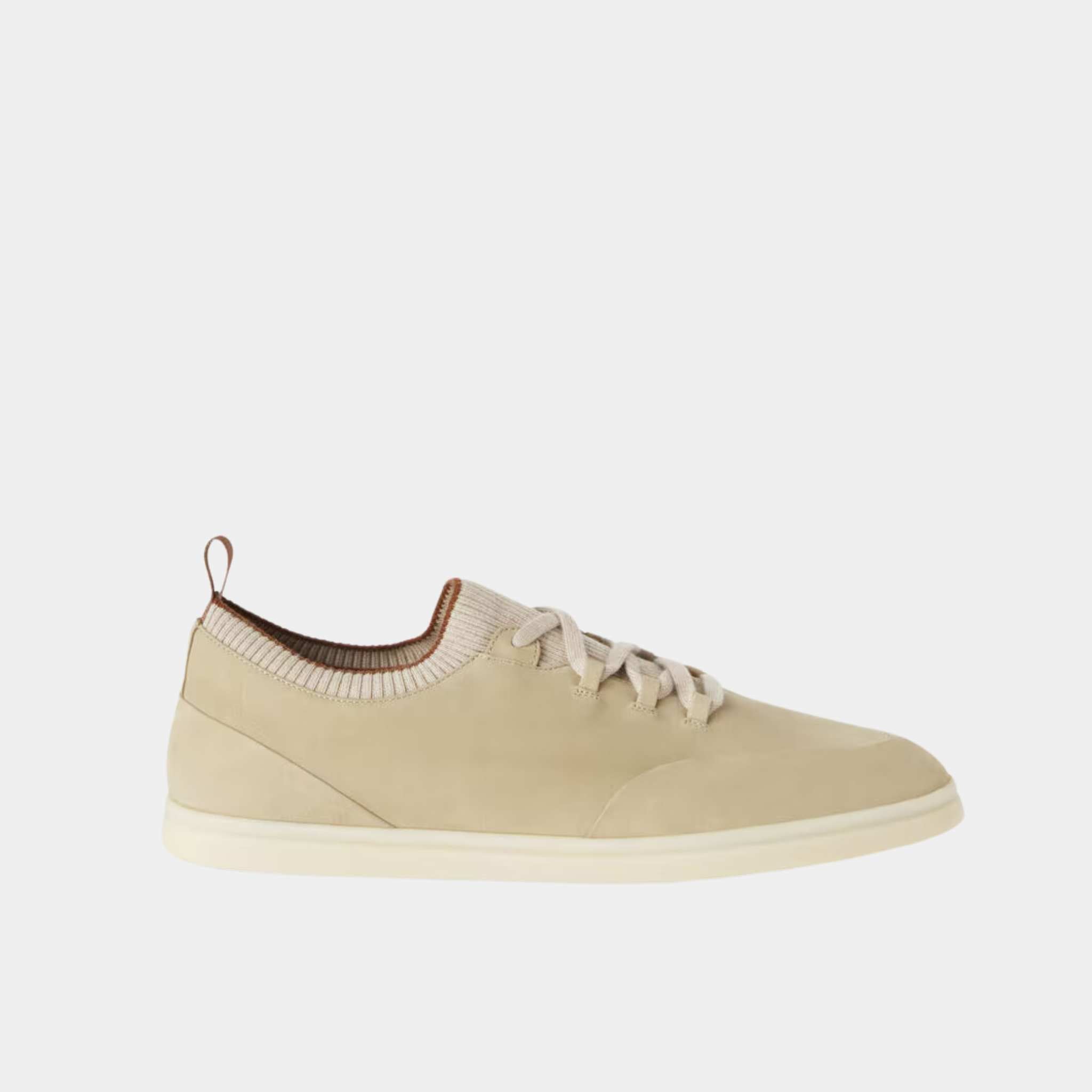 Loro Piana Soho Walk Sneaker Calfskin Desert Stone, Side