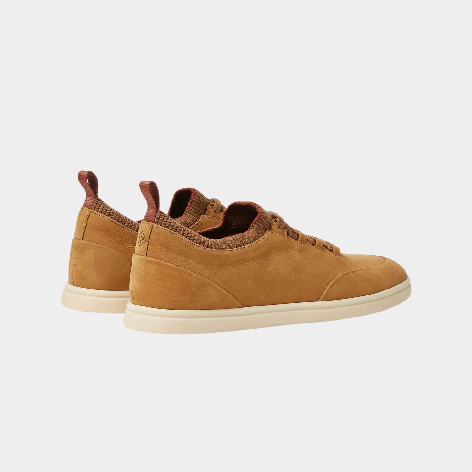 Loro Piana Soho Walk Sneakers Calfskin, Arles Ochre, Back