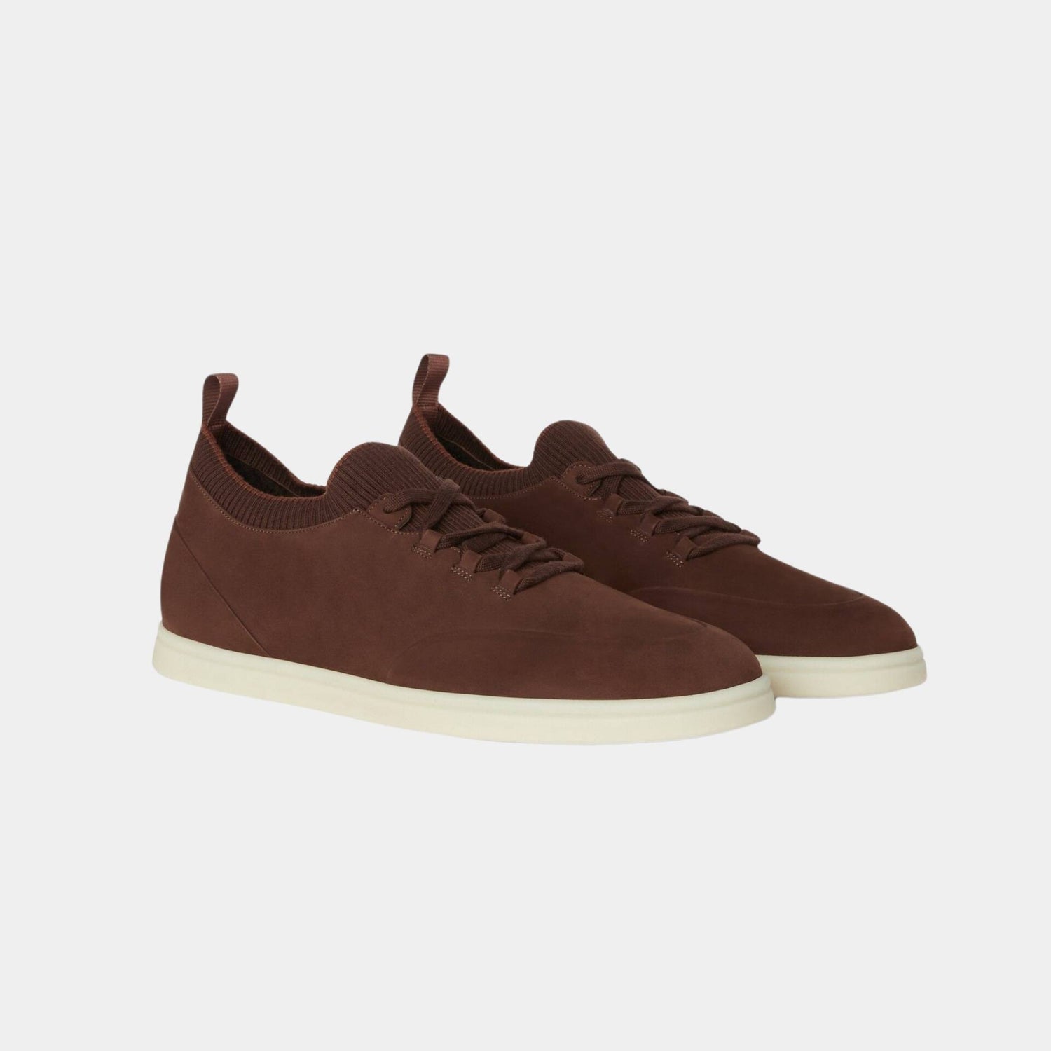 Loro Piana Soho Walk Sneakers Calfskin, Cotto, Front