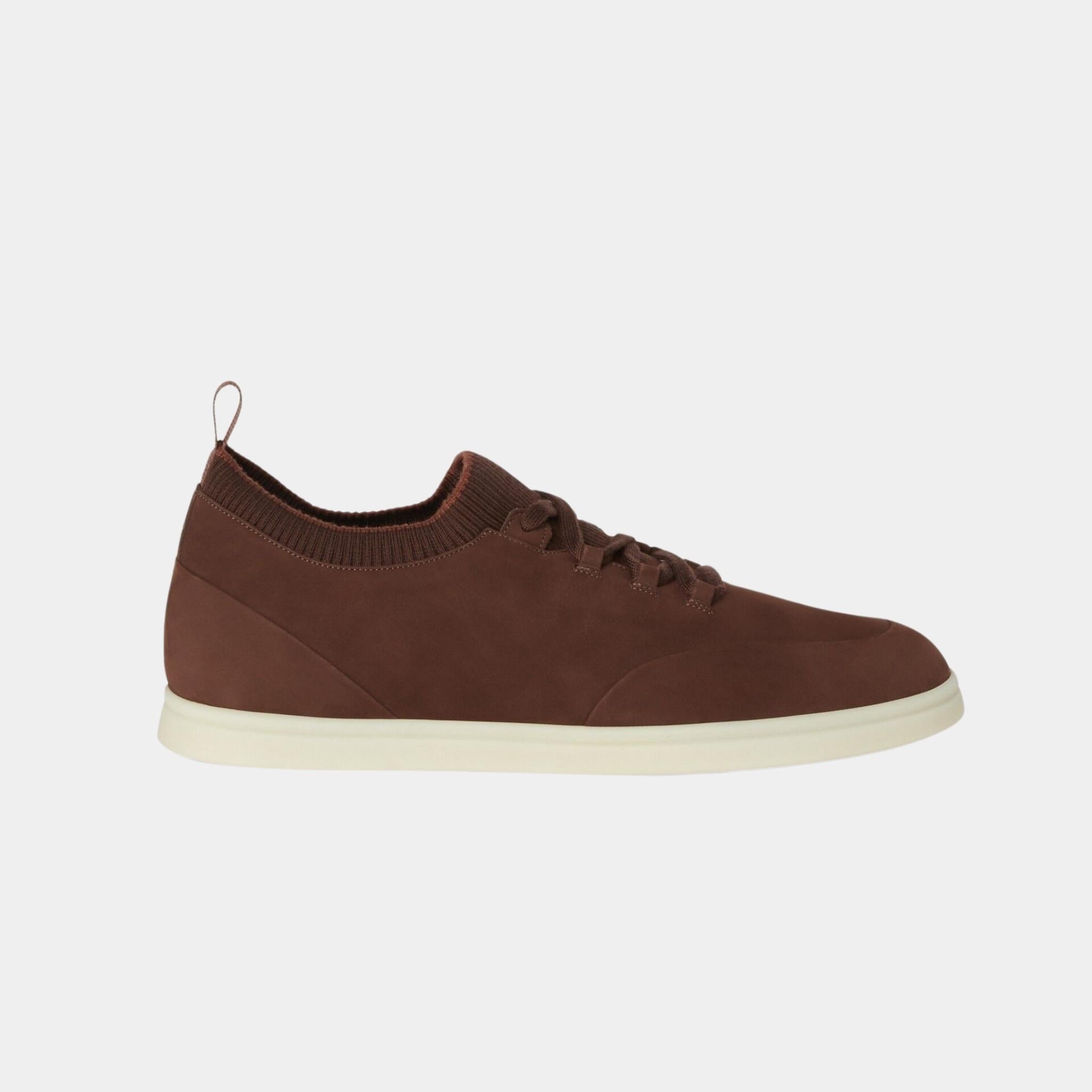 Loro Piana Soho Walk Sneakers Calfskin, Cotto, Side