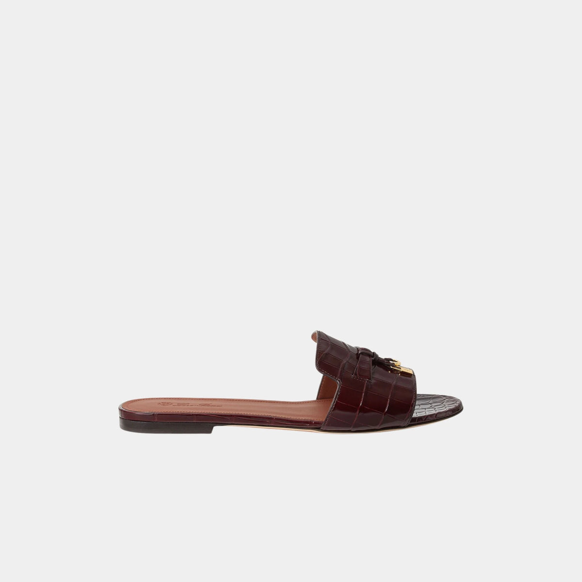 Summer Charms Sandal in Crocodile Leather