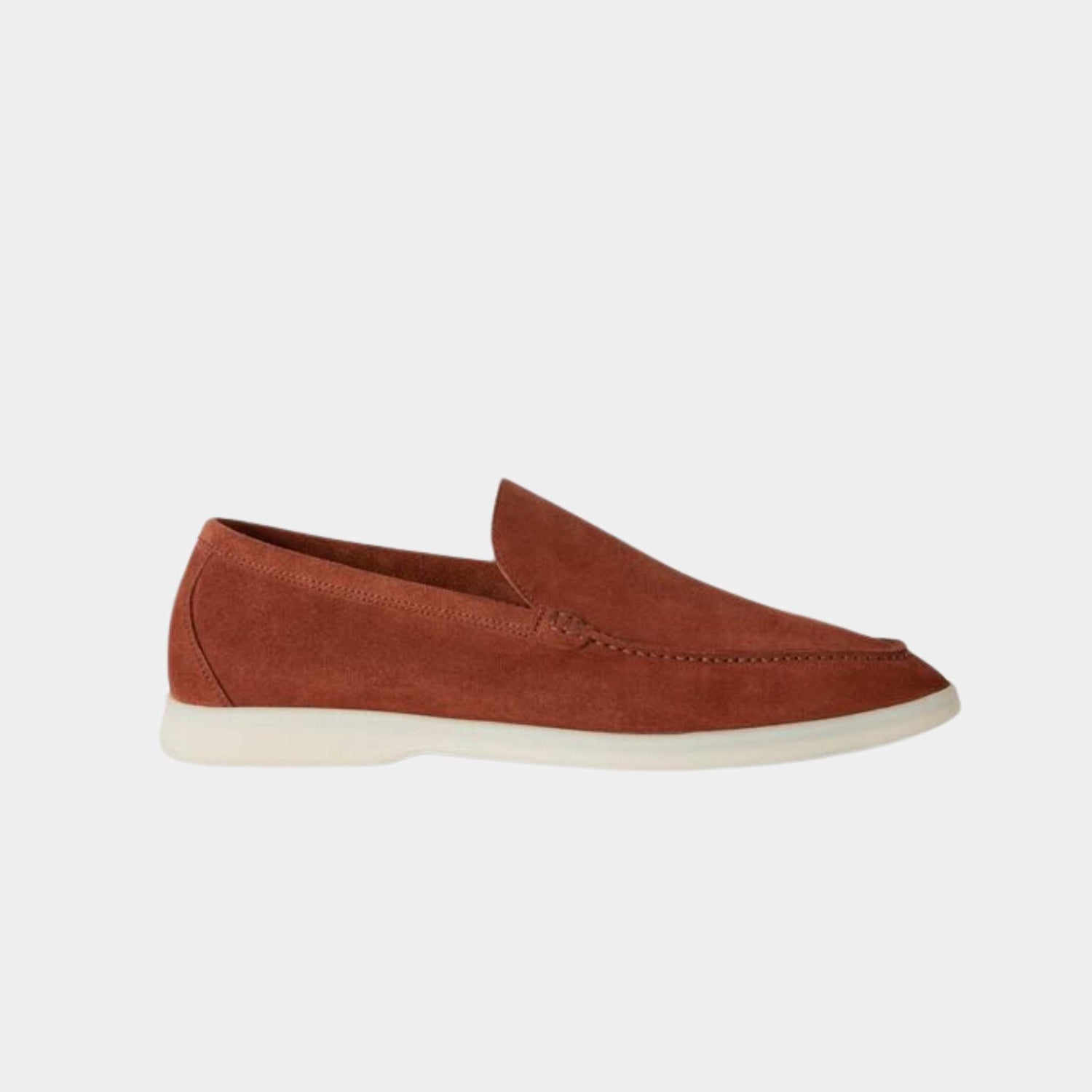 Loro Piana Summer Walk Loafers Orange, Side