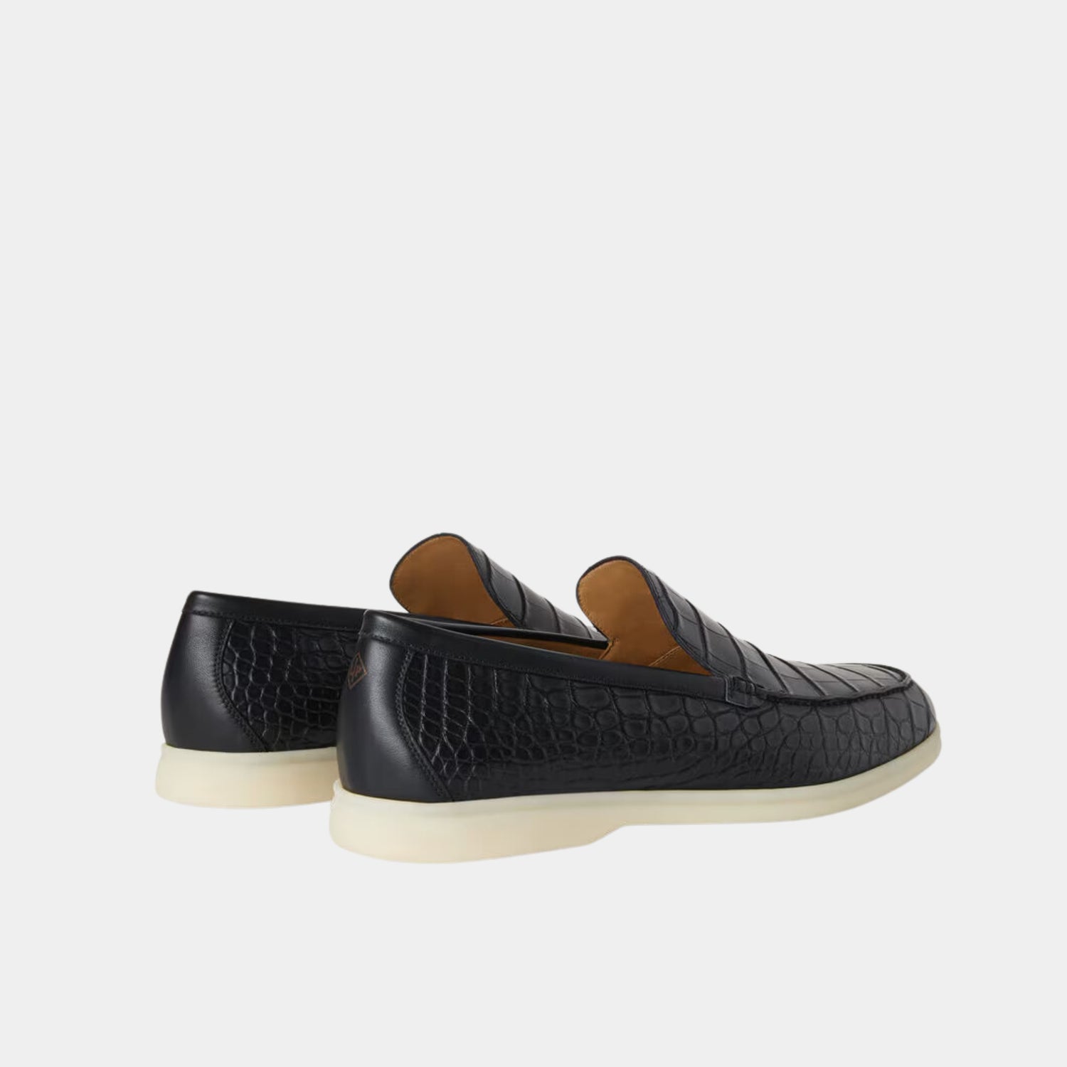 Loro Piana Summer Walk Moccasin Alligator Leather, Rear End