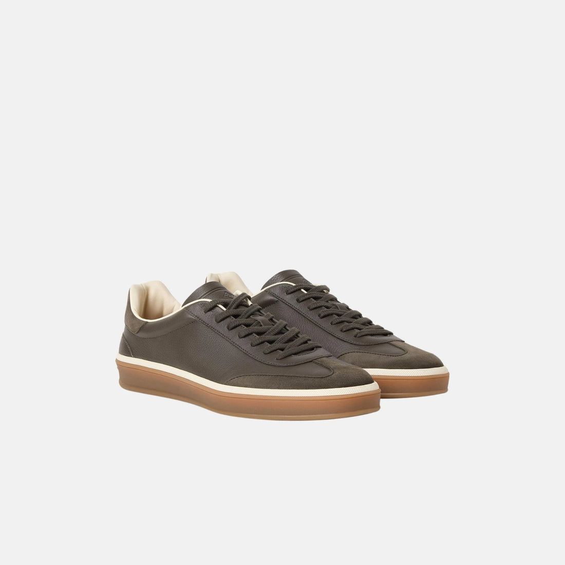 Loro Piana Tennis Walk Sneaker in Calfskin, Front