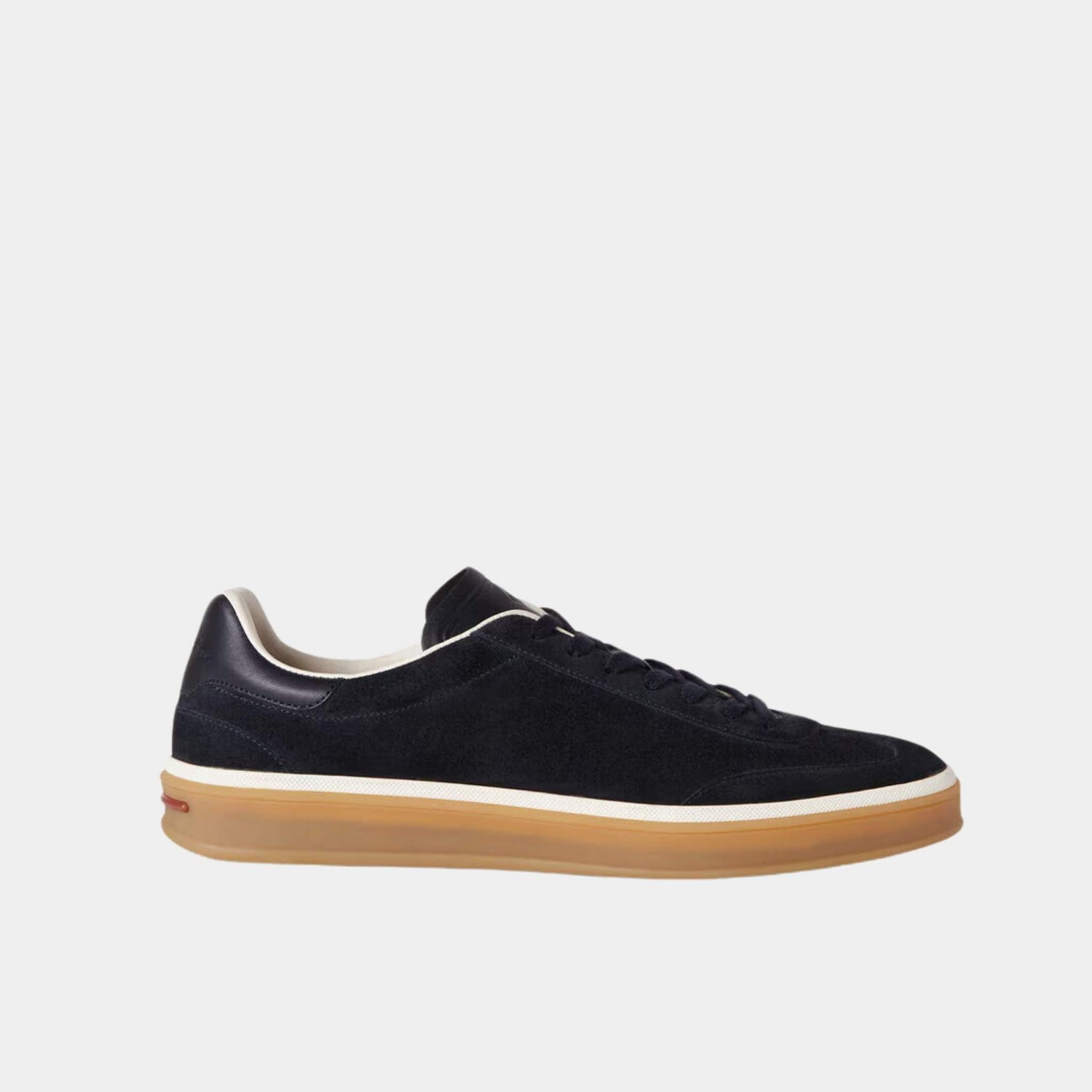 Loro Piana Tennis Walk Sneaker, Navy Blue, Side