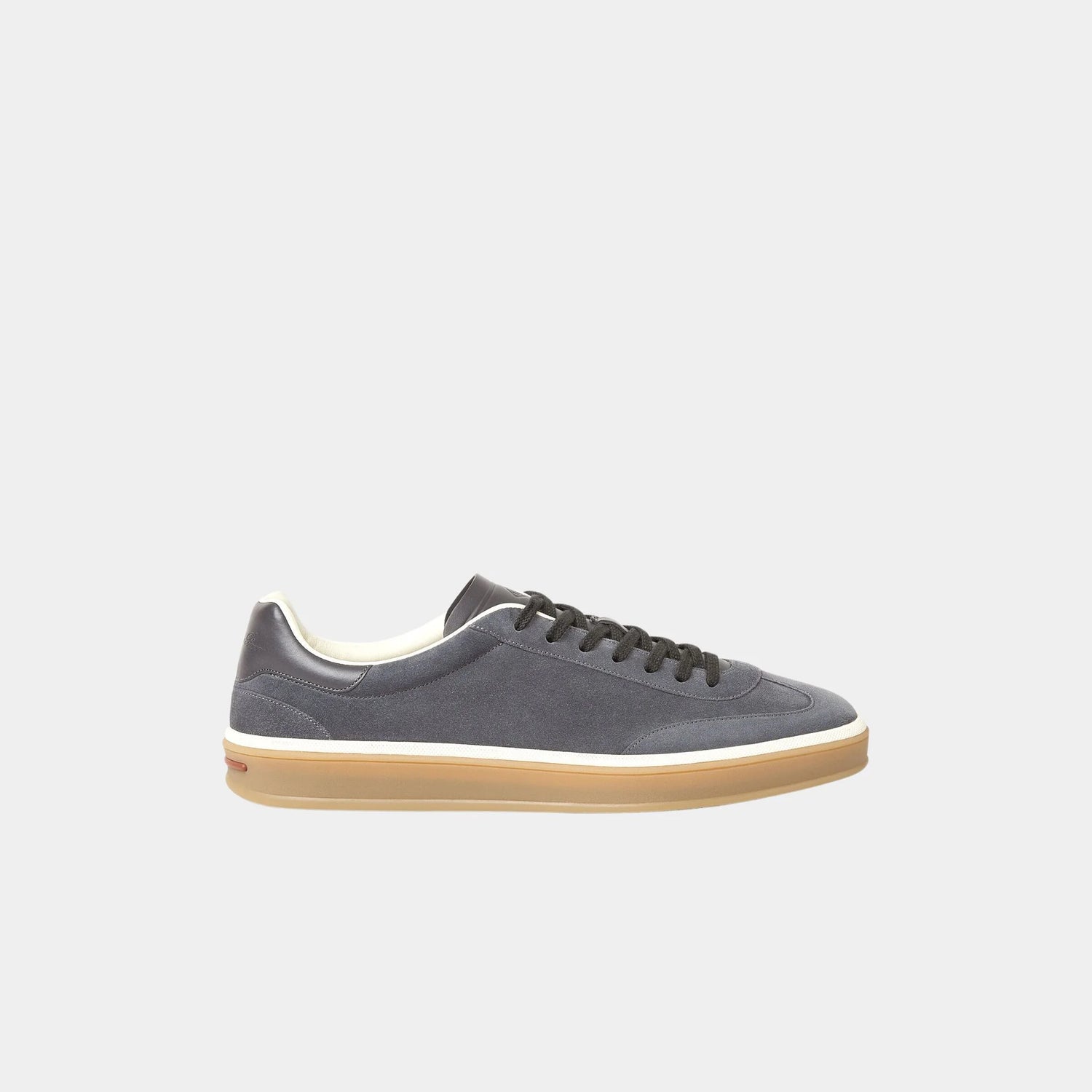 Loro Piana Tennis Walk Sneaker, Obsidian Grey, Side