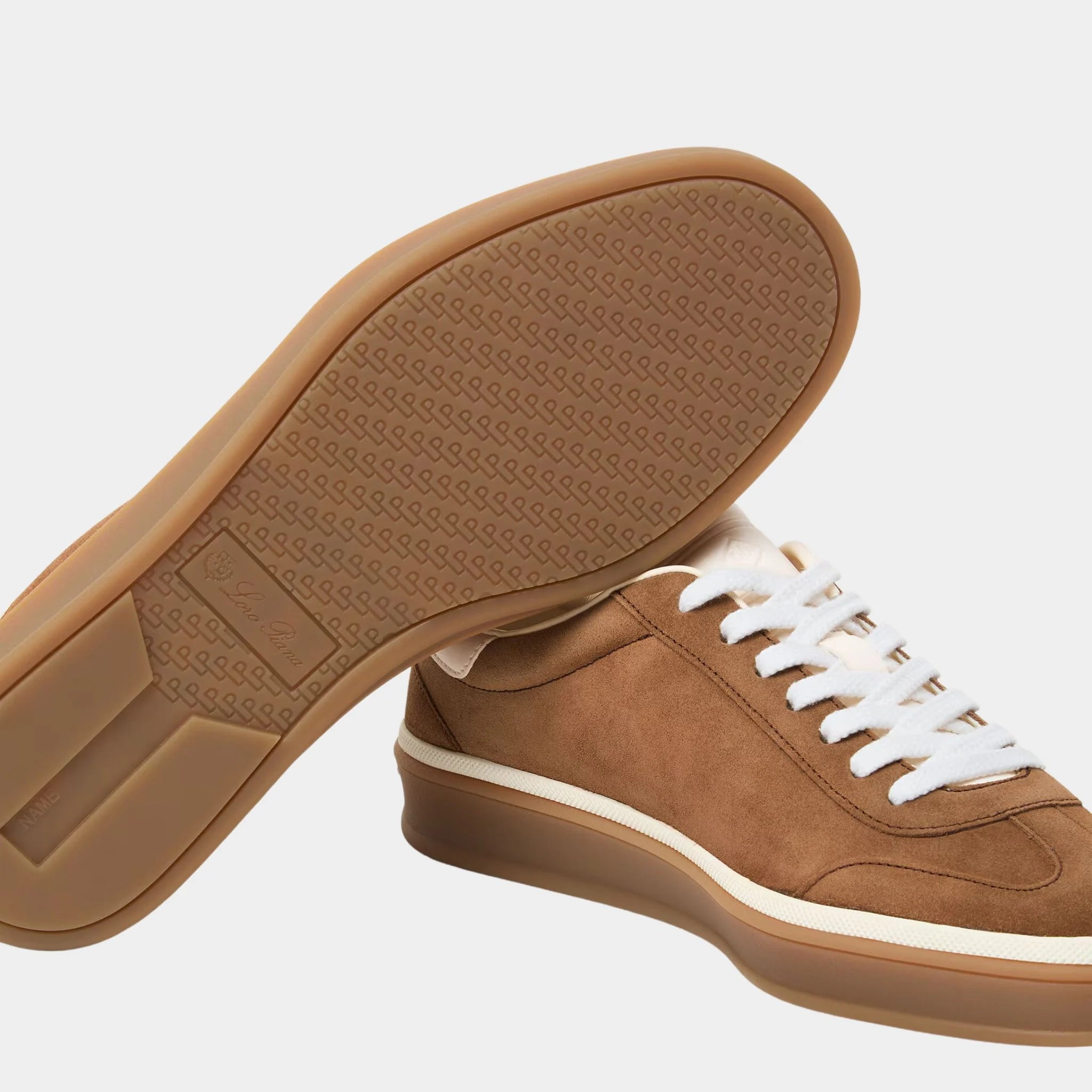 Loro Piana Tennis Walk Sneaker Suede Calf Split, Colour Vicuna, Buttom 