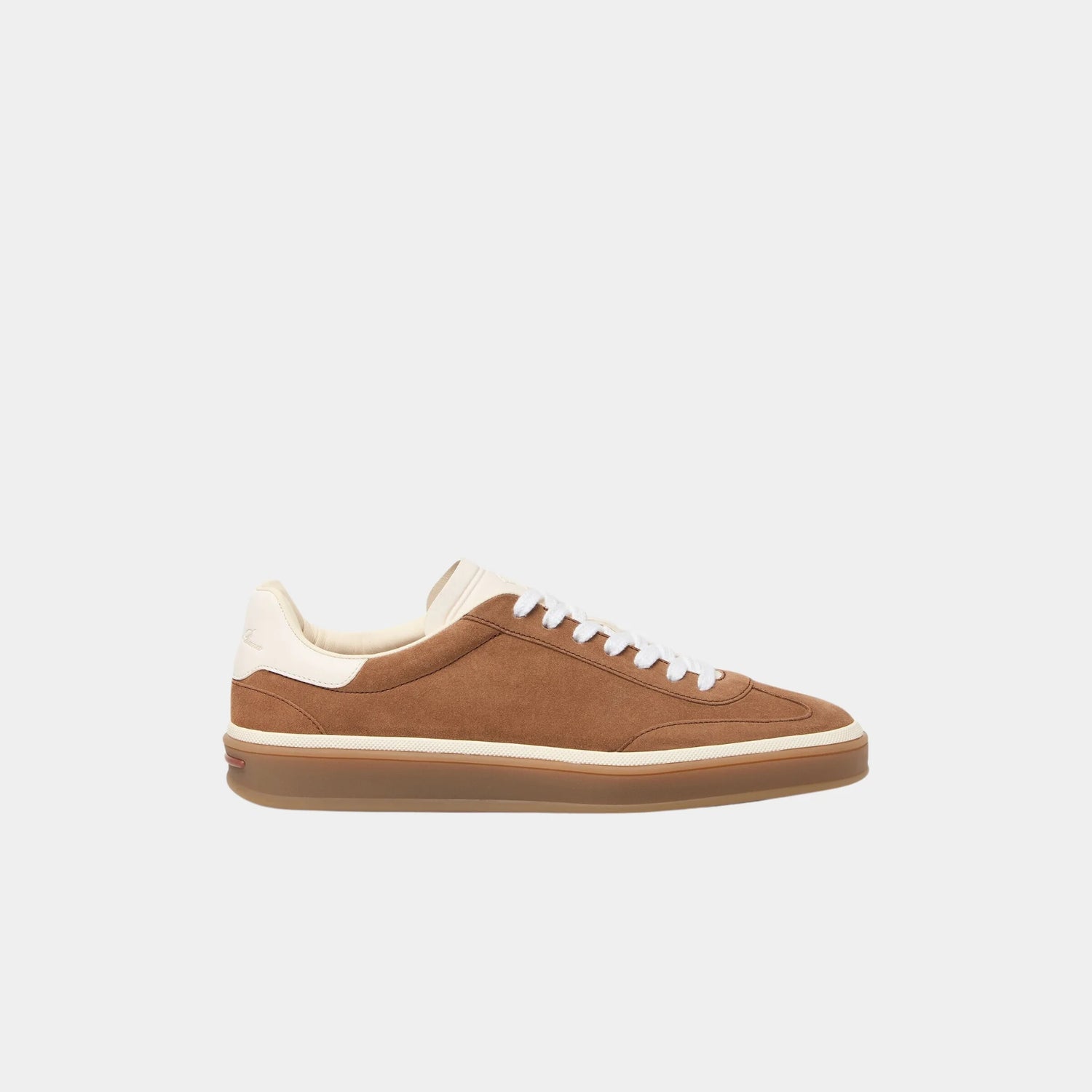 Loro Piana Tennis Walk Suede Calf Split Sneaker, Colour Vicuna, Side