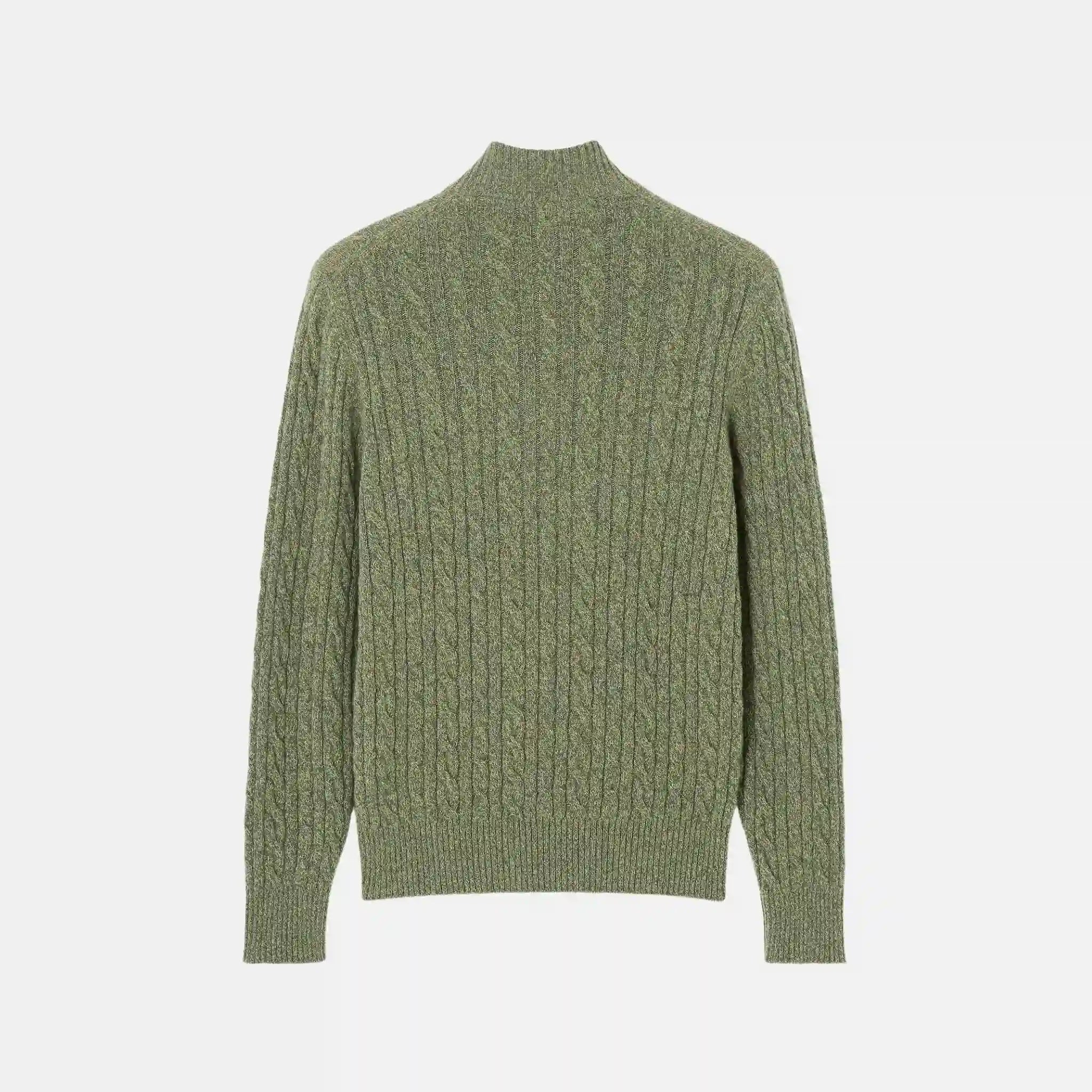 Loro Piana Treccia Jumper Baby Cashmere, Chestnut, Back