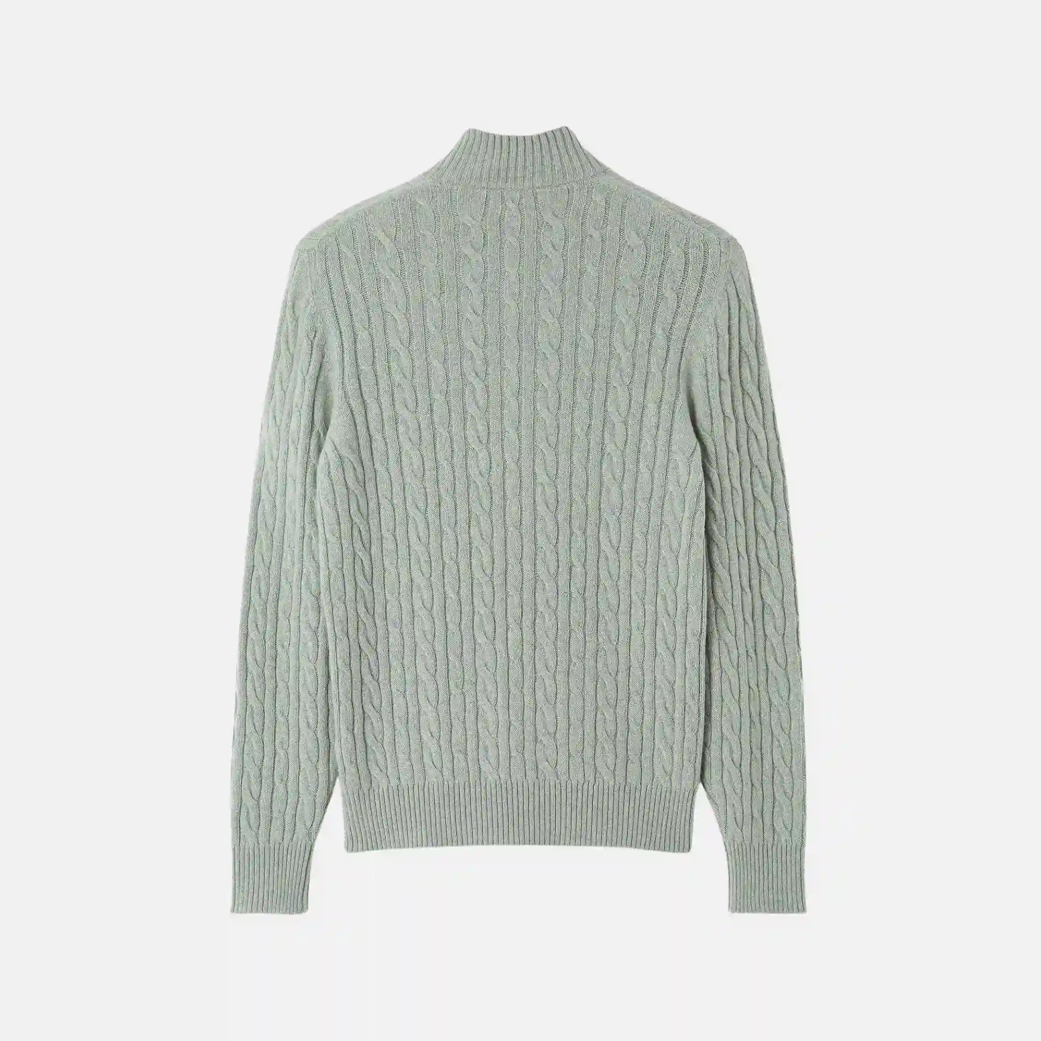 Loro Piana Treccia Jumper Baby Cashmere, Flowery Maedon, Back