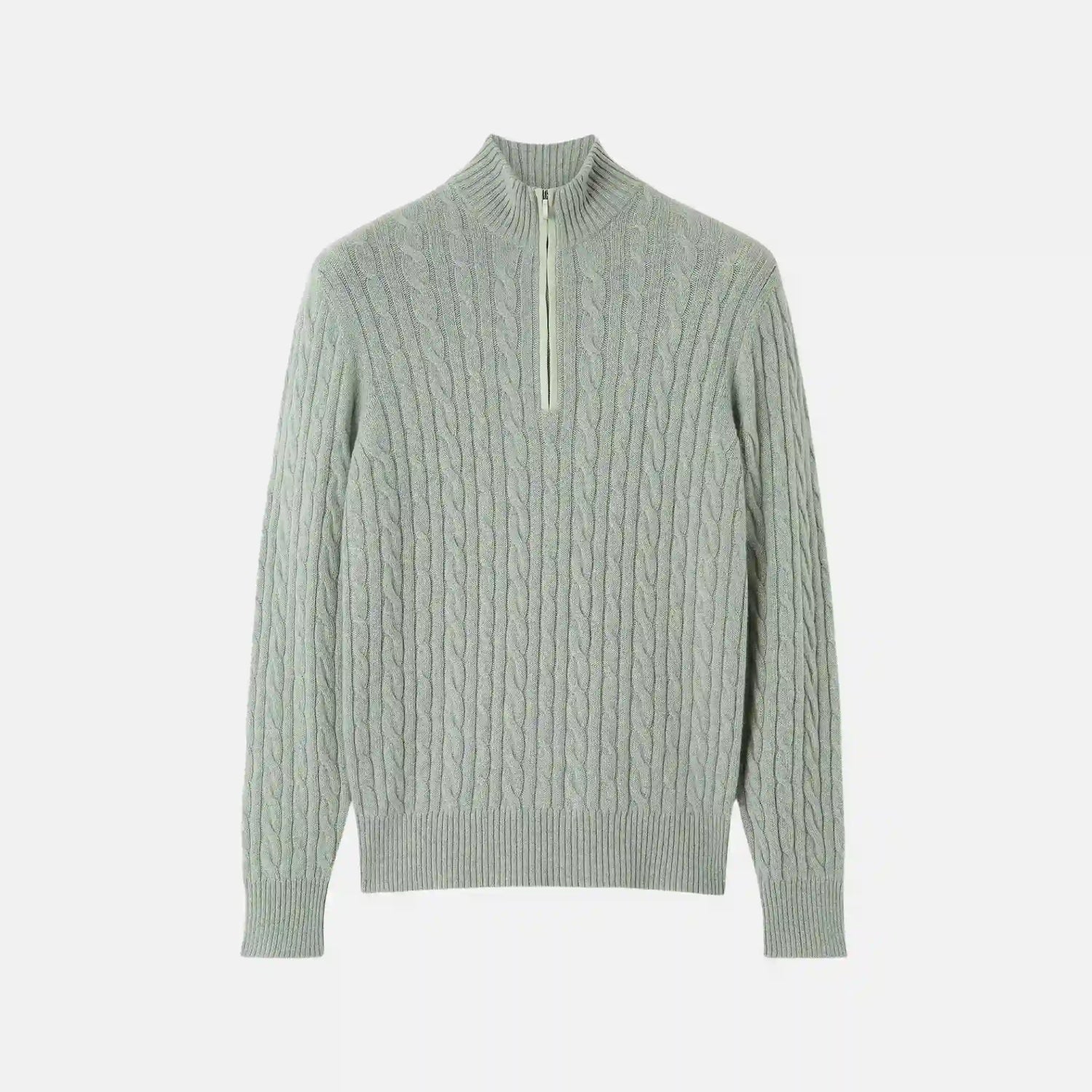 Loro Piana Treccia Jumper Baby Cashmere, Flowery Maedon, Front