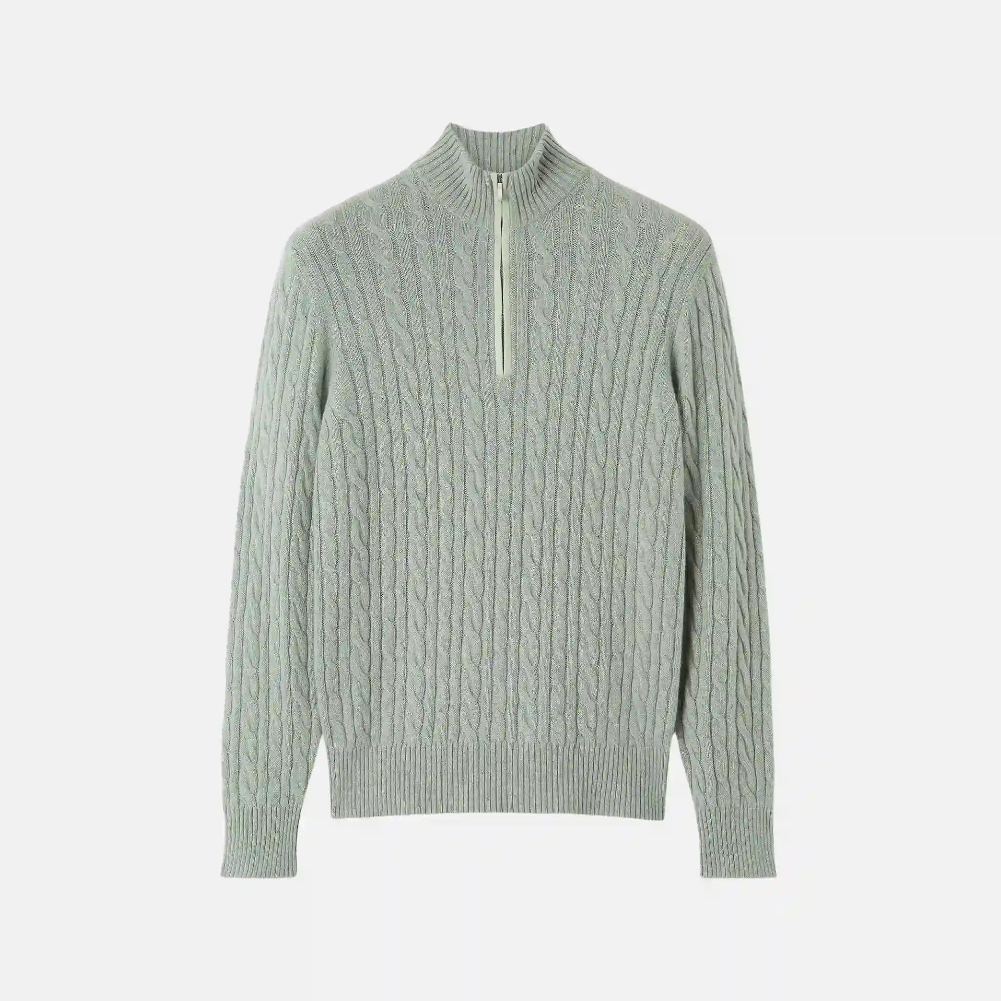 Loro Piana Treccia Jumper Baby Cashmere, Flowery Maedon, Front