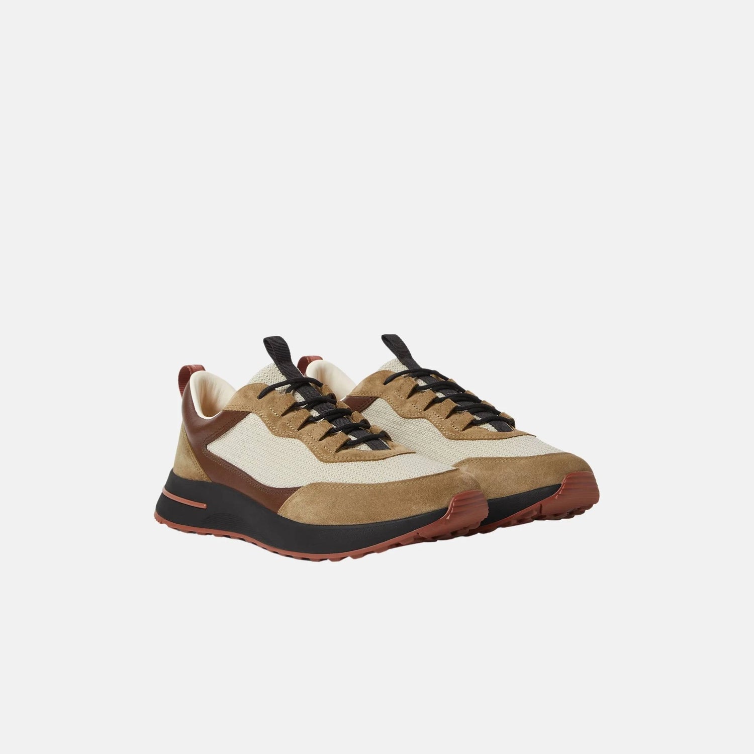 Loro Piana Week End Walk Sneaker in Microfibre, Front