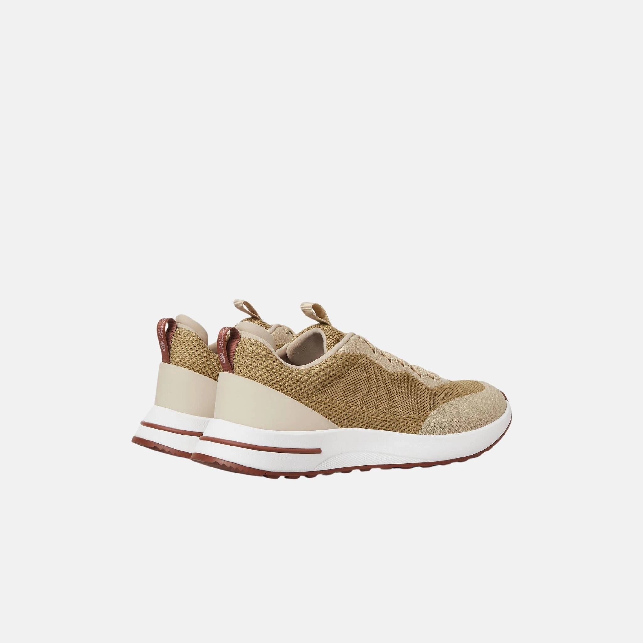 Loro Piana Week End Walk Sneaker in Microfibre Mesh, Canyon Break, Back