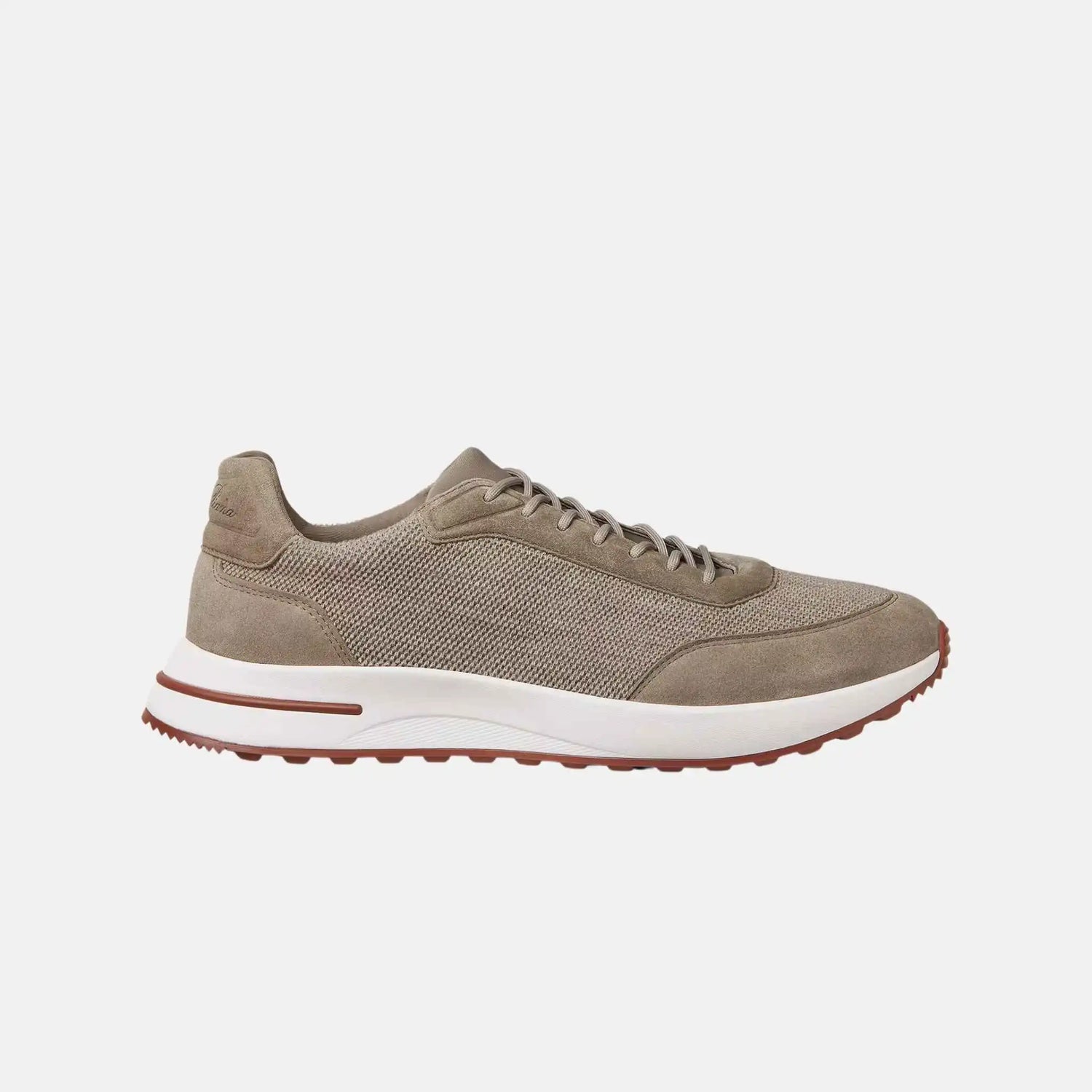 Loro Piana Week End Walk Sneaker Pecora Nera, Wheat Stitch, Side