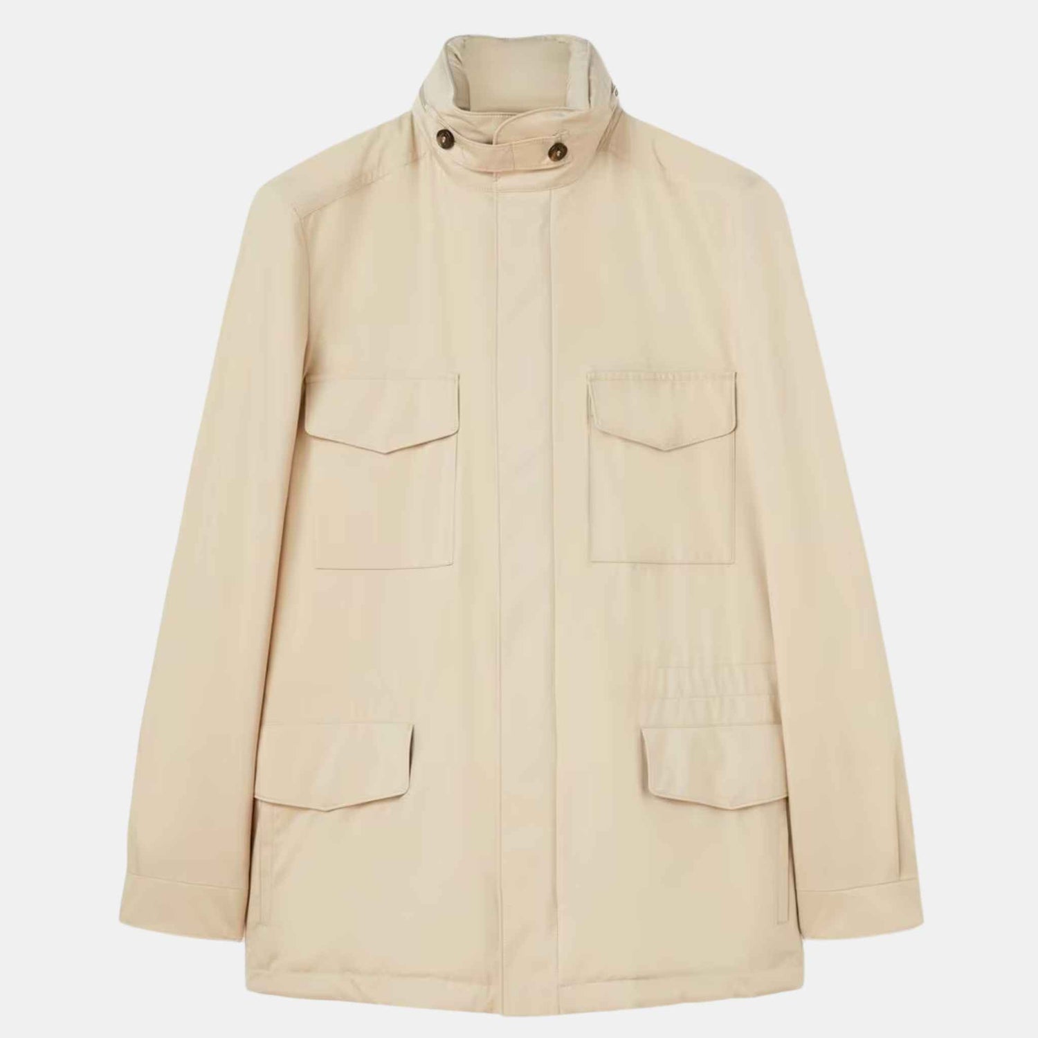 Loro Piana Windmate Traveller Jacket, Sand Shell, Front