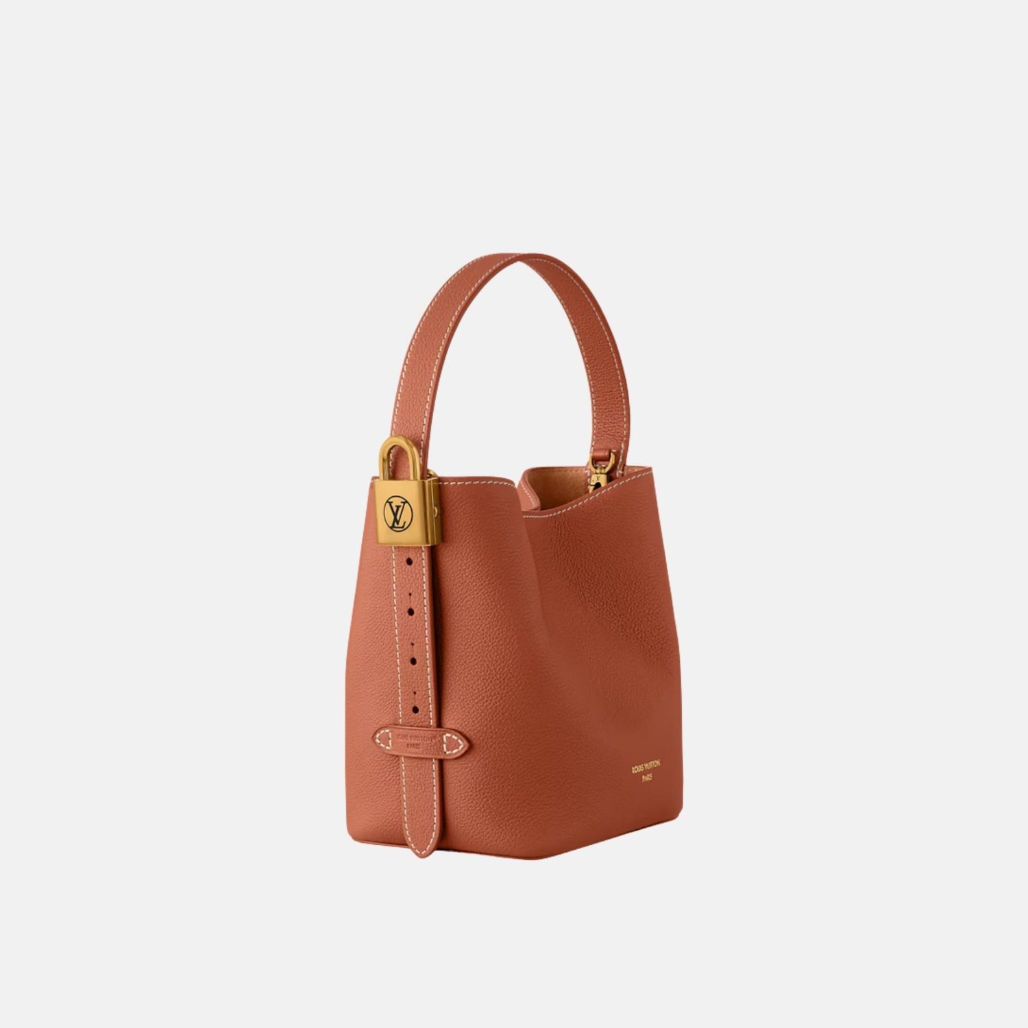 Louis Vuitton All In BB Low Key Bag, Cognac, Side