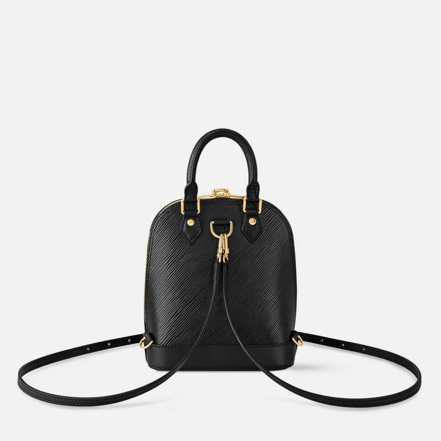 Louis Vuitton Alma Backpack Epi Leather, Black, Back