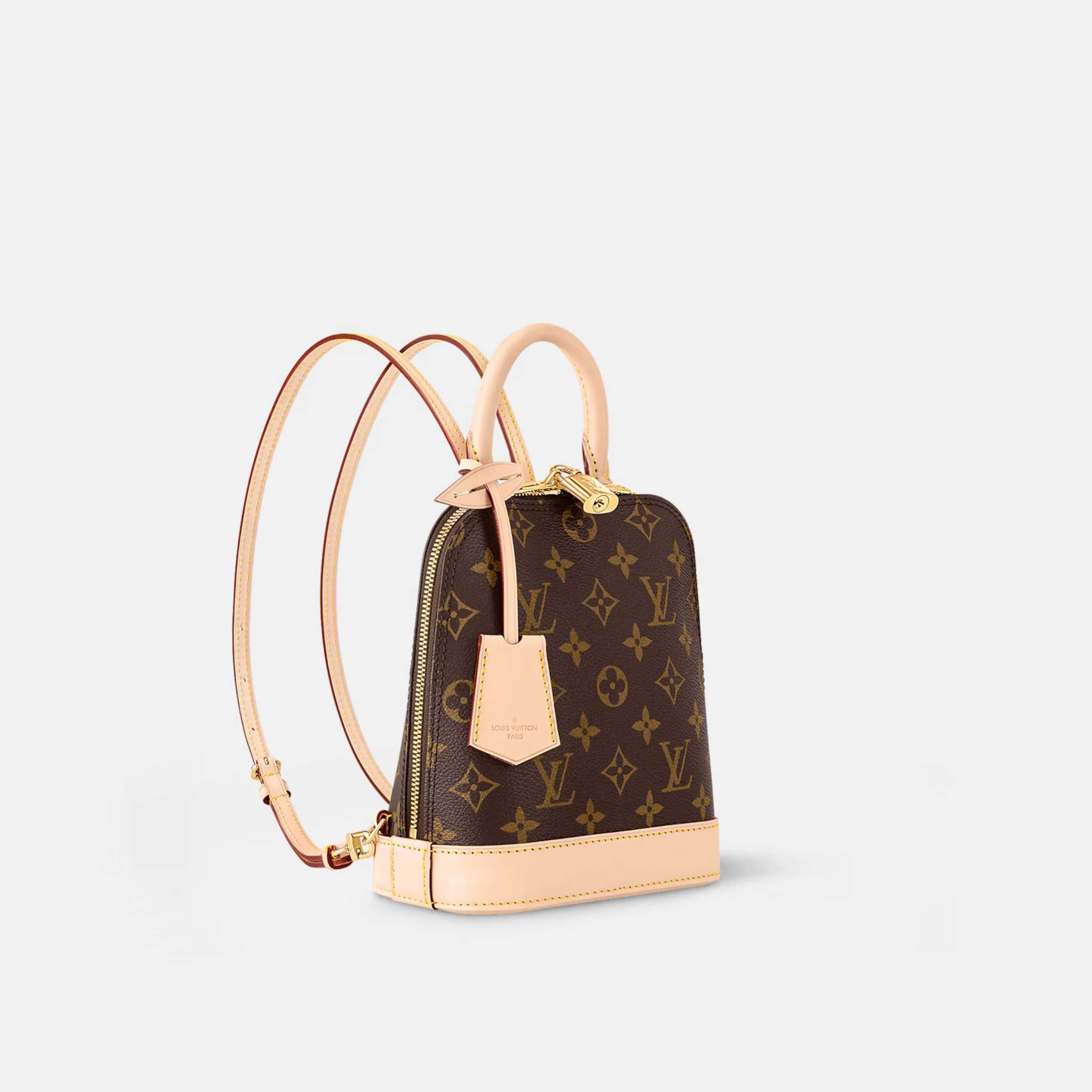 Louis Vuitton Alma Backpack Monogram Canvas,Side