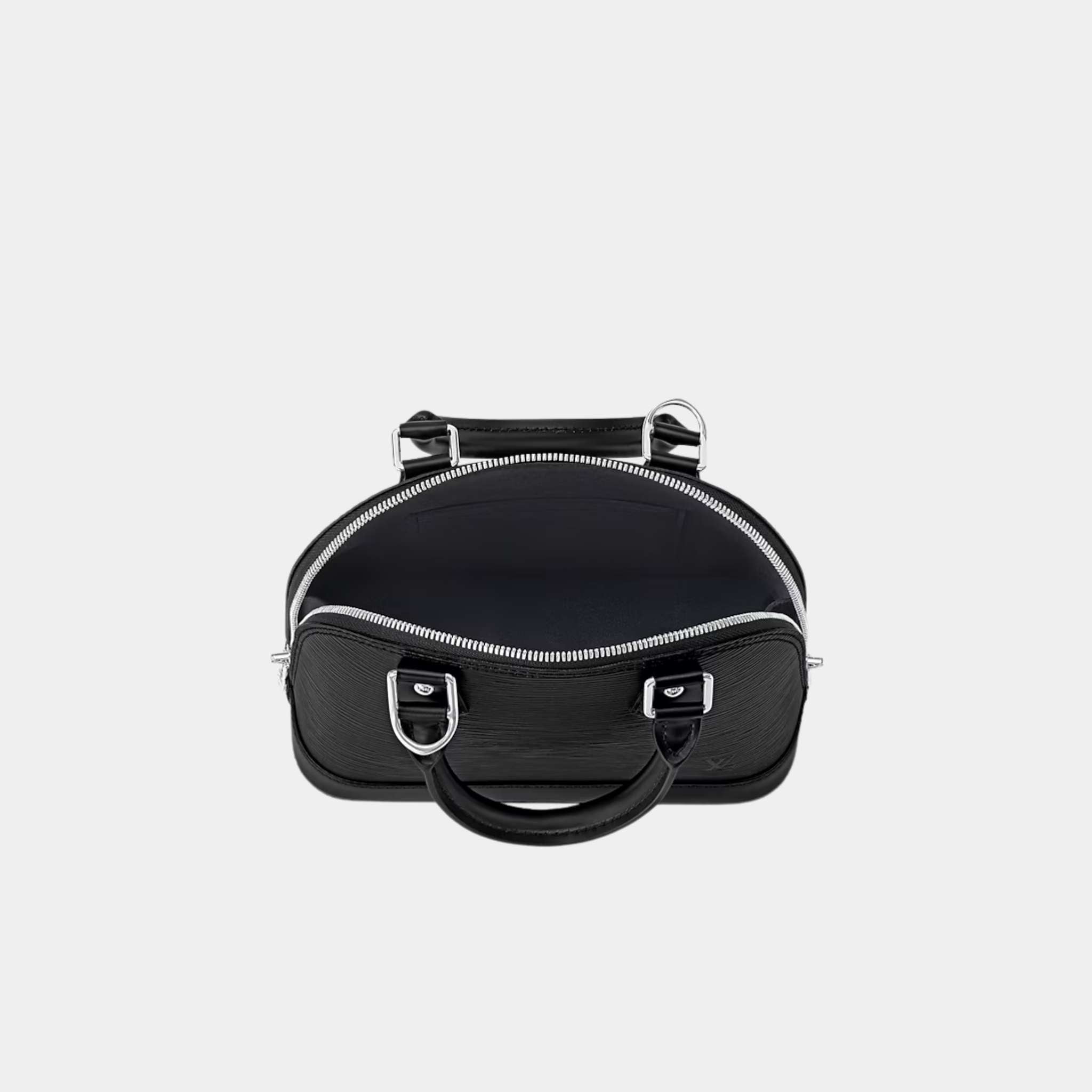 Louis Vuitton Alma BB Handbag Epi Grained Cowhide Leather, Open