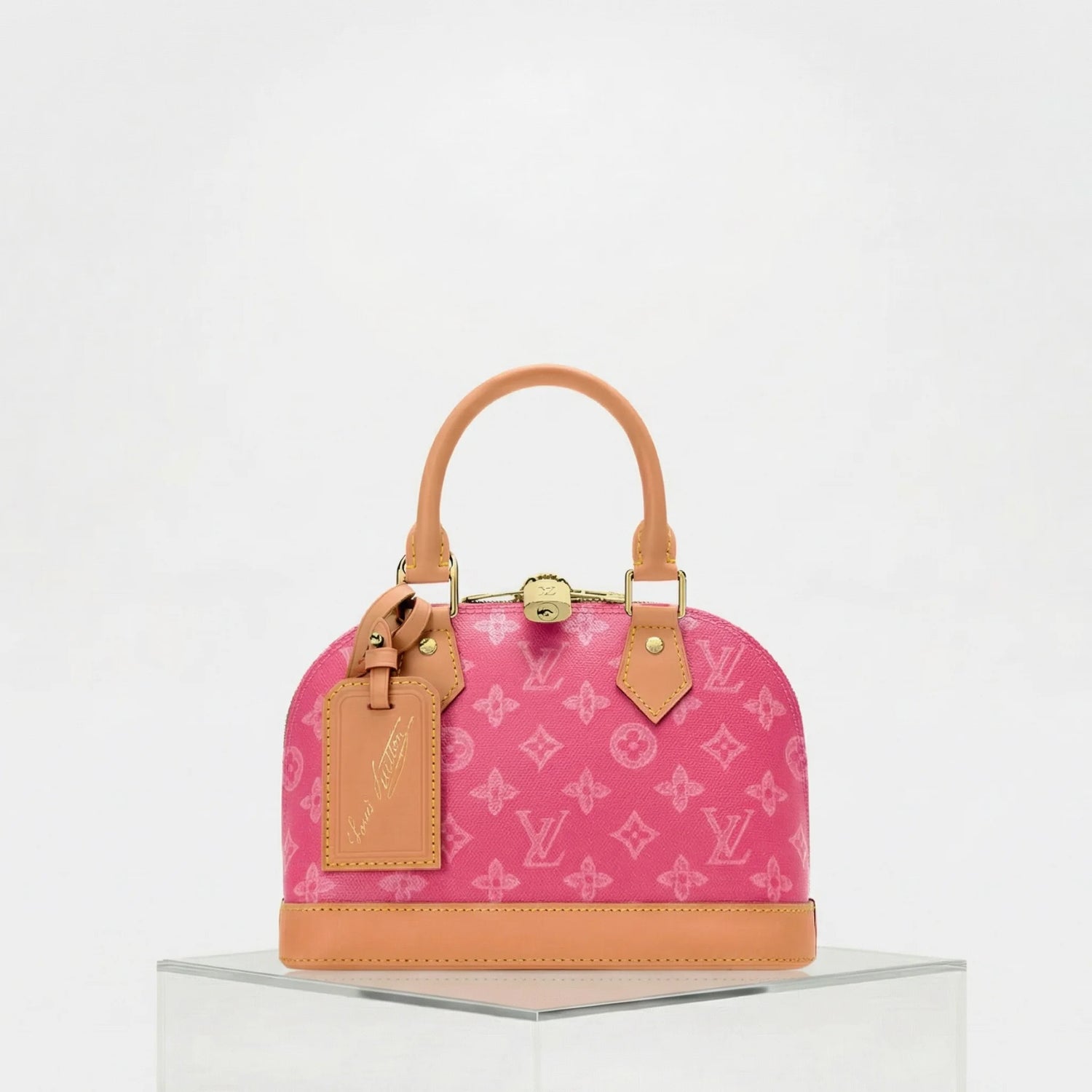 Louis Vuitton Alma BB Handbag Monogram Origine, Front