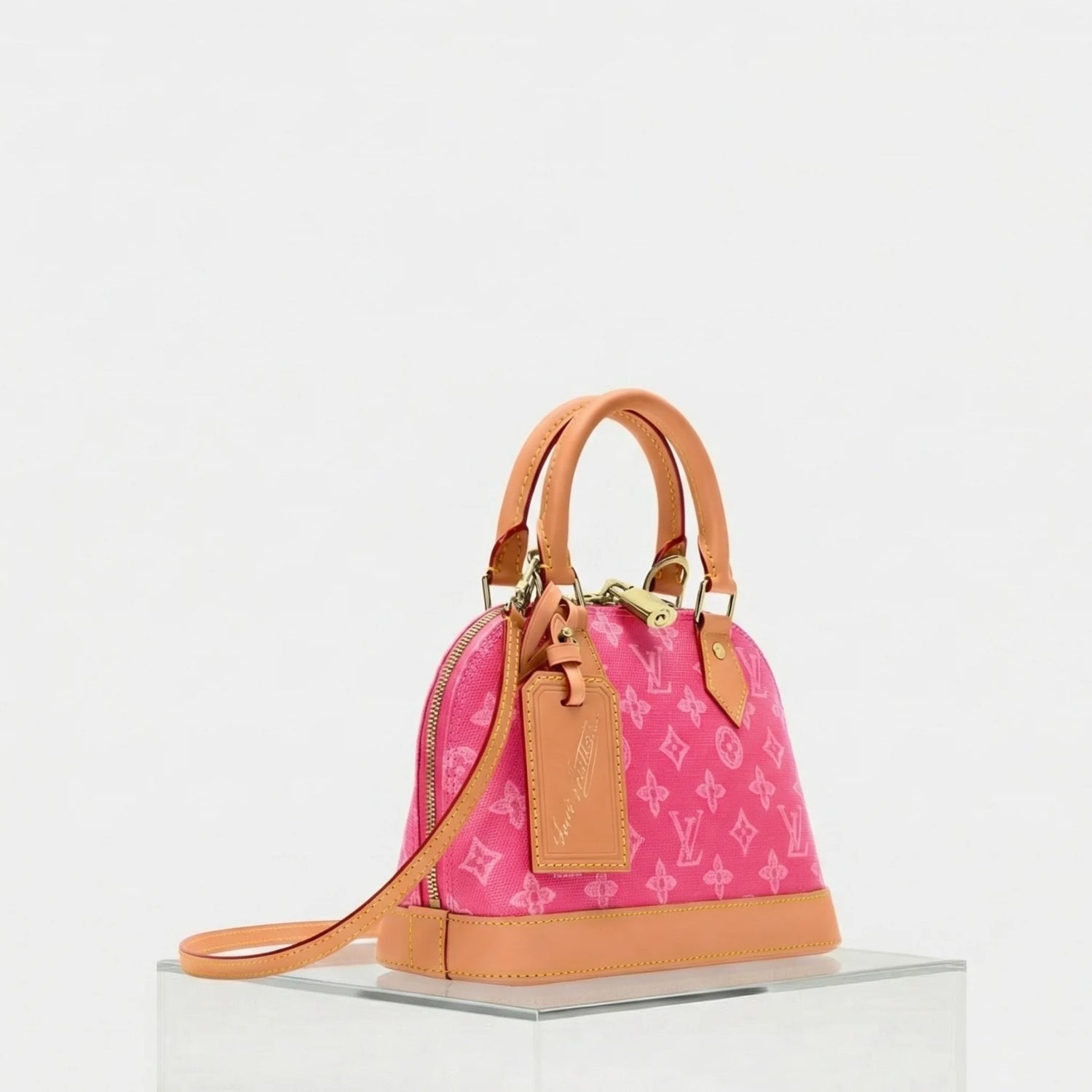 Louis Vuitton Alma BB Handbag Monogram Origine, Side