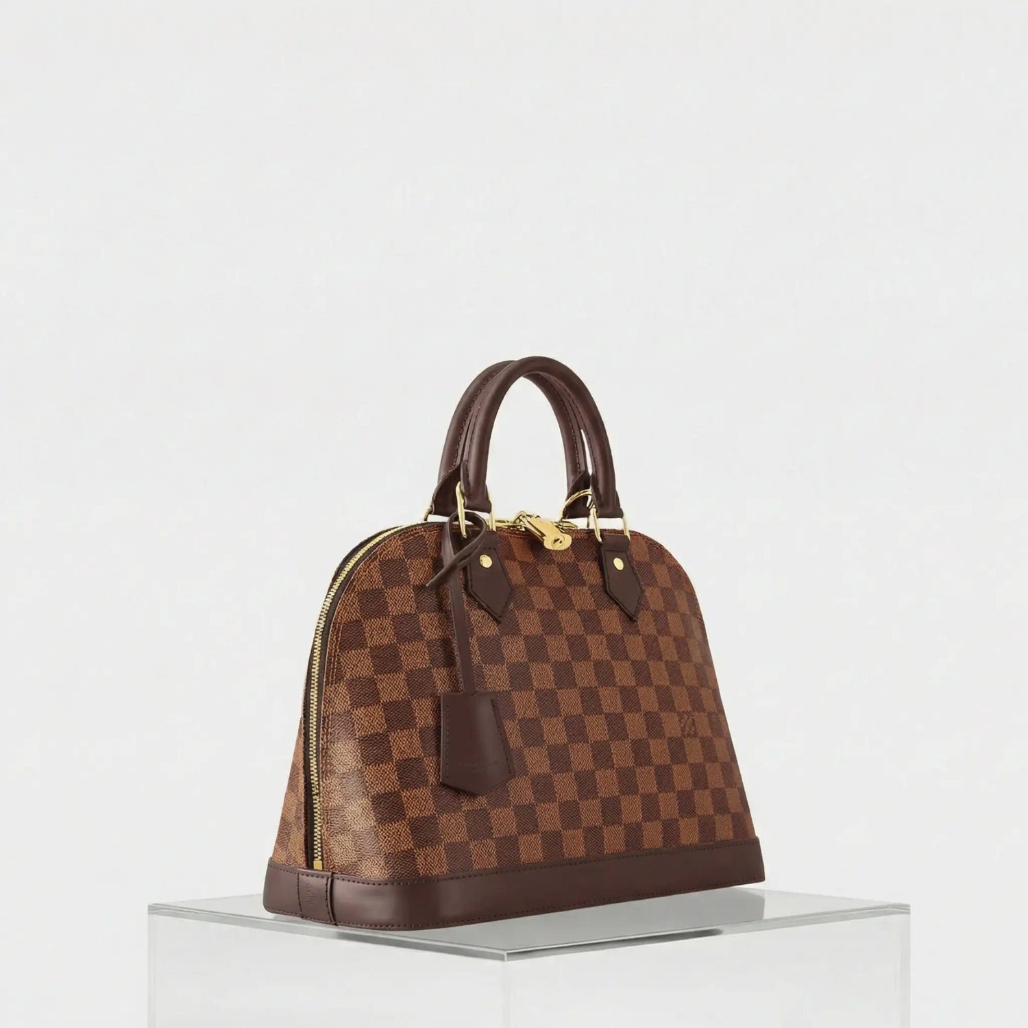 Louis Vuitton Louis Vuitton Alma PM Damier Ebene Handbag, Side
