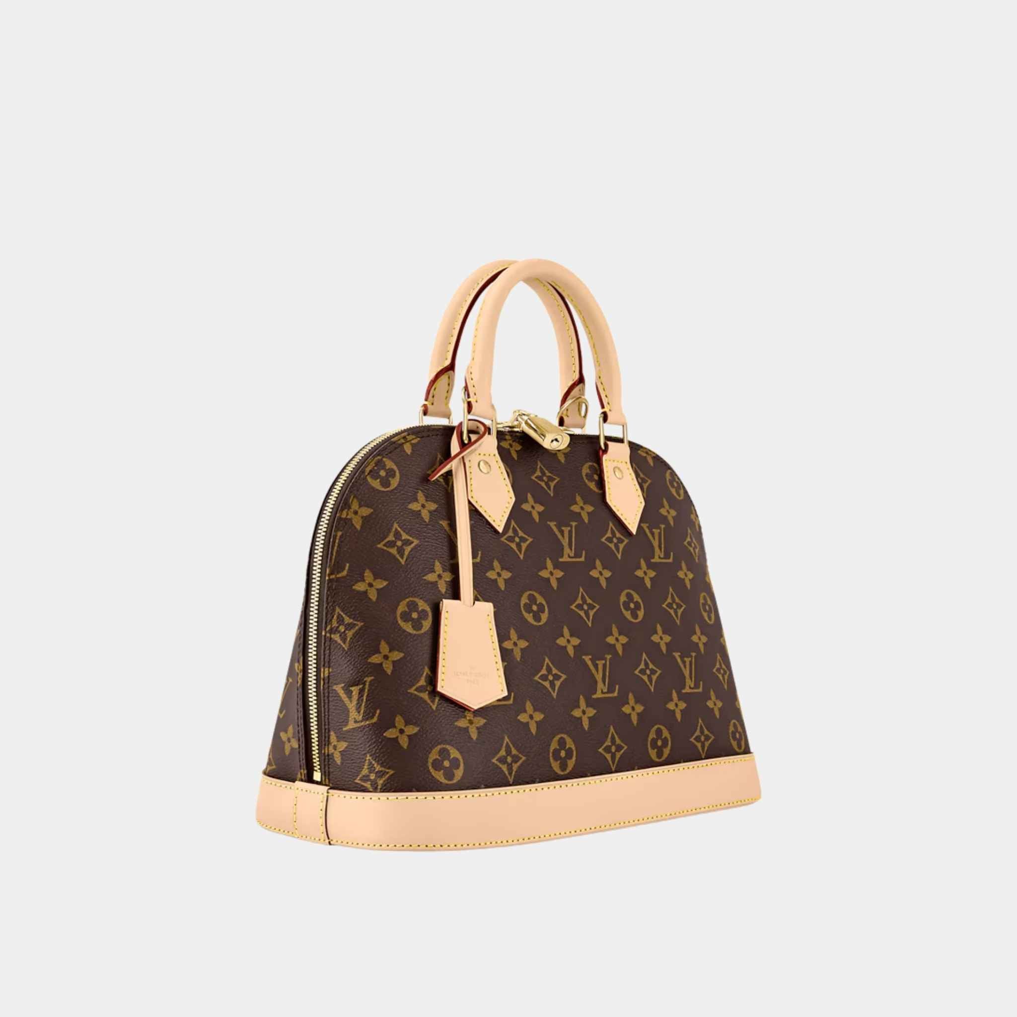 Louis Vuitton Alma PM Monogram Canvas Handbag, Side