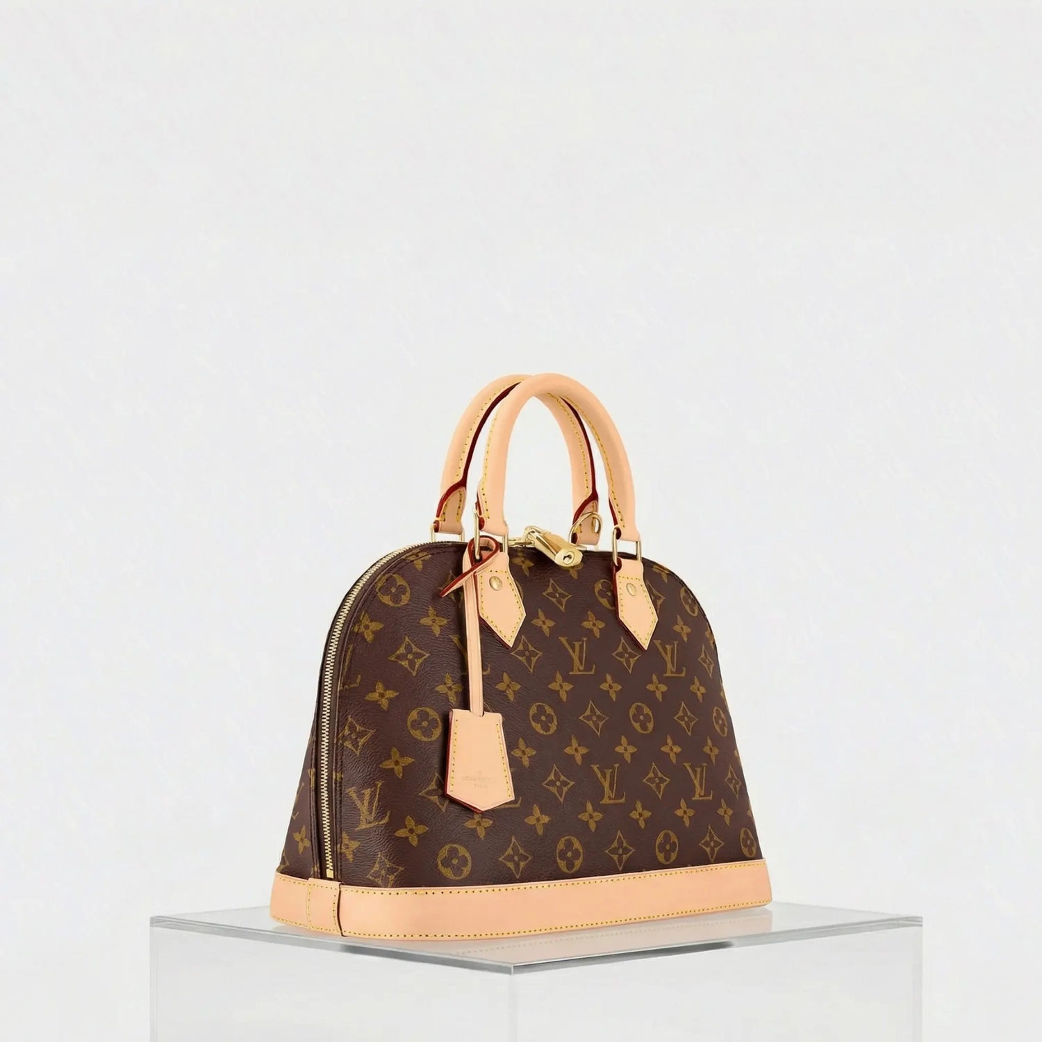 Louis Vuitton Alma PM Monogram Canvas Handbag, Side