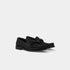 Louis Vuitton Black Major Loafer Monogram Jacquard, Front