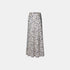 Louis Vuitton Botanical Print Flared Maxi Skirt Cream, Front