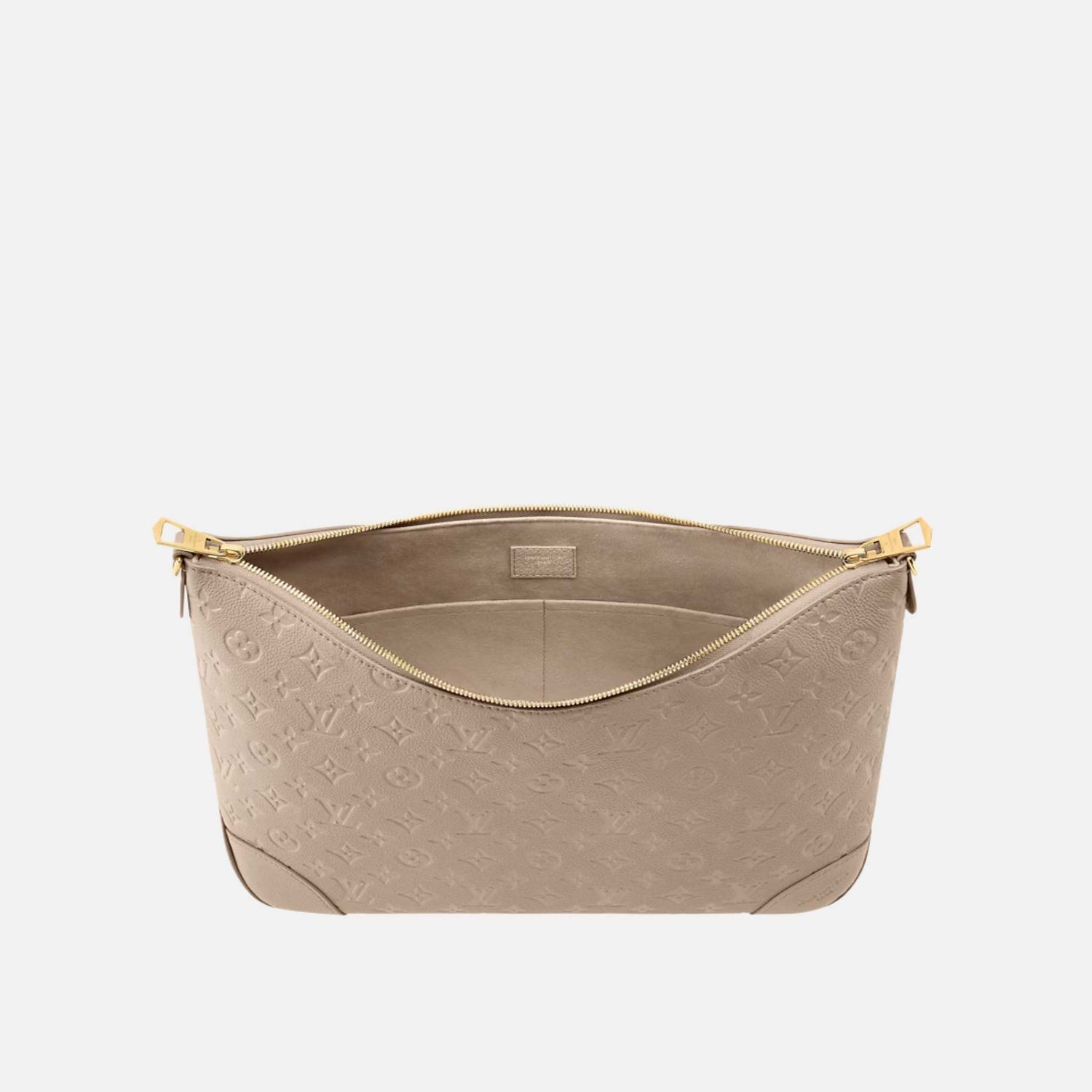 Louis Vuitton Boulogne GM Bag, Turtledove, Inside